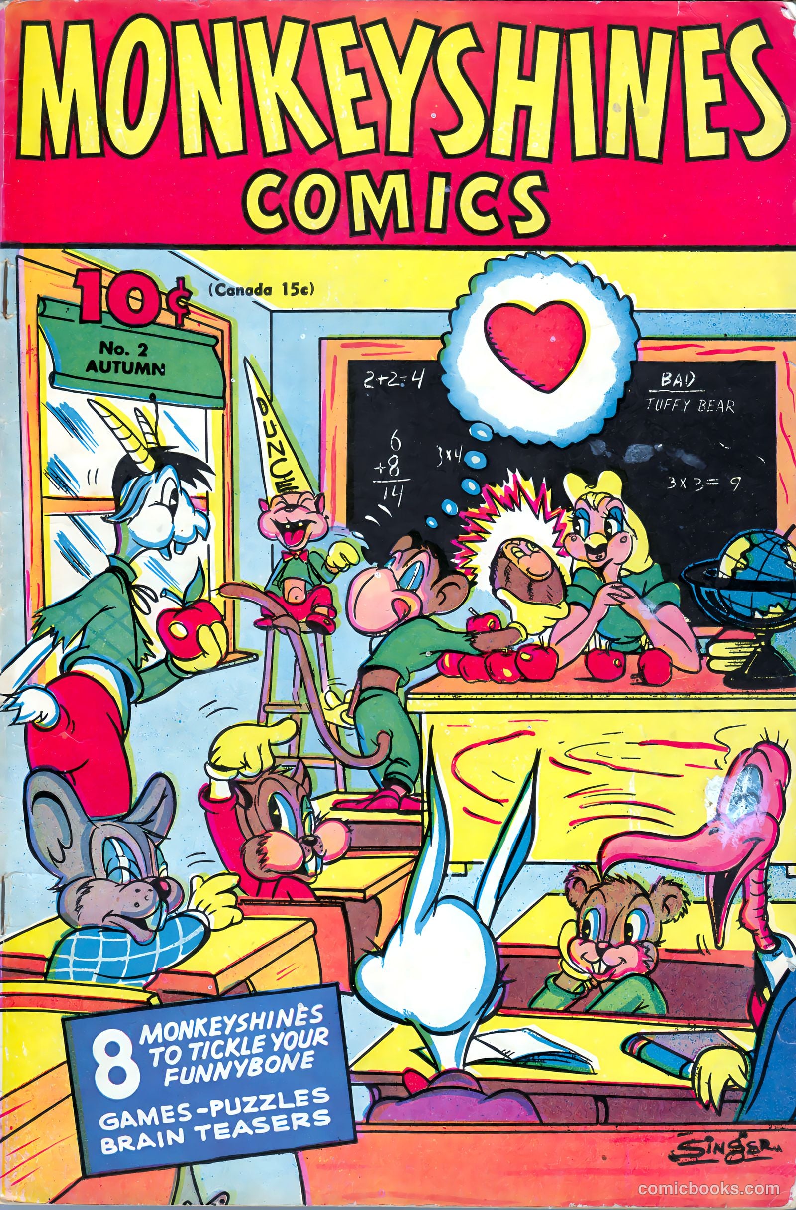 Monkeyshines Comics #2 (1944) — page 1 of 52