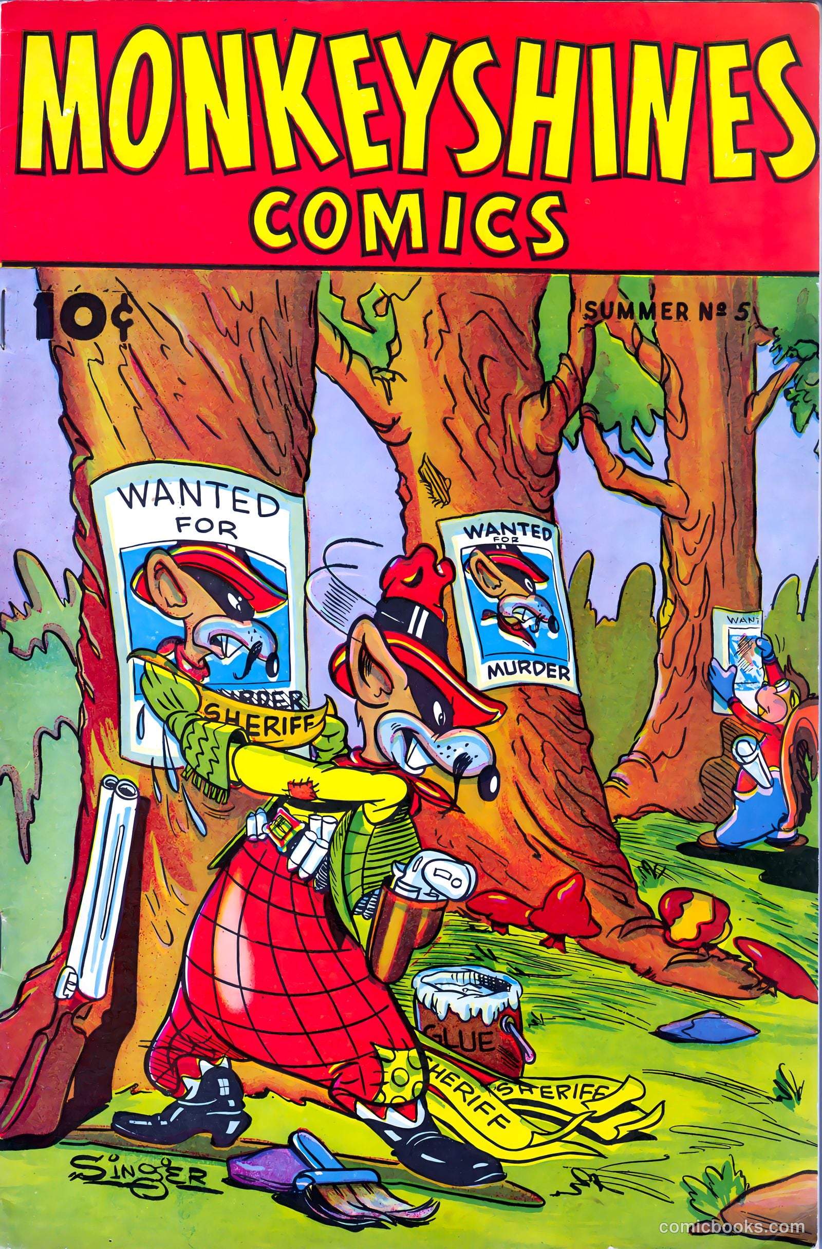 Monkeyshines Comics #5 cover