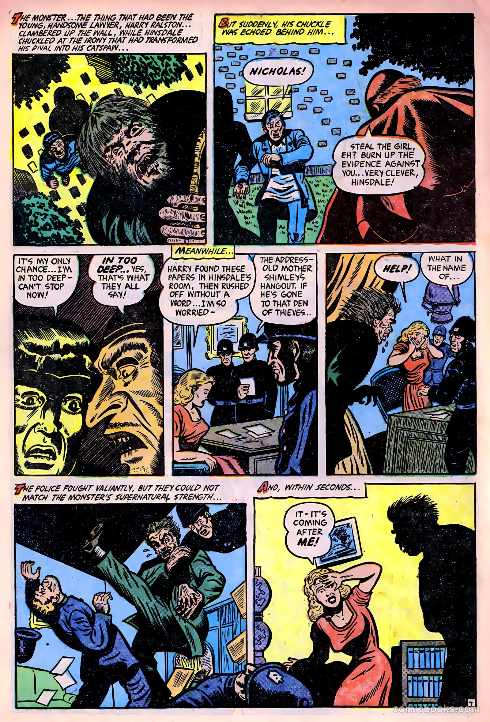 Monster #1 (1953, Fiction House) — page 10 of 36