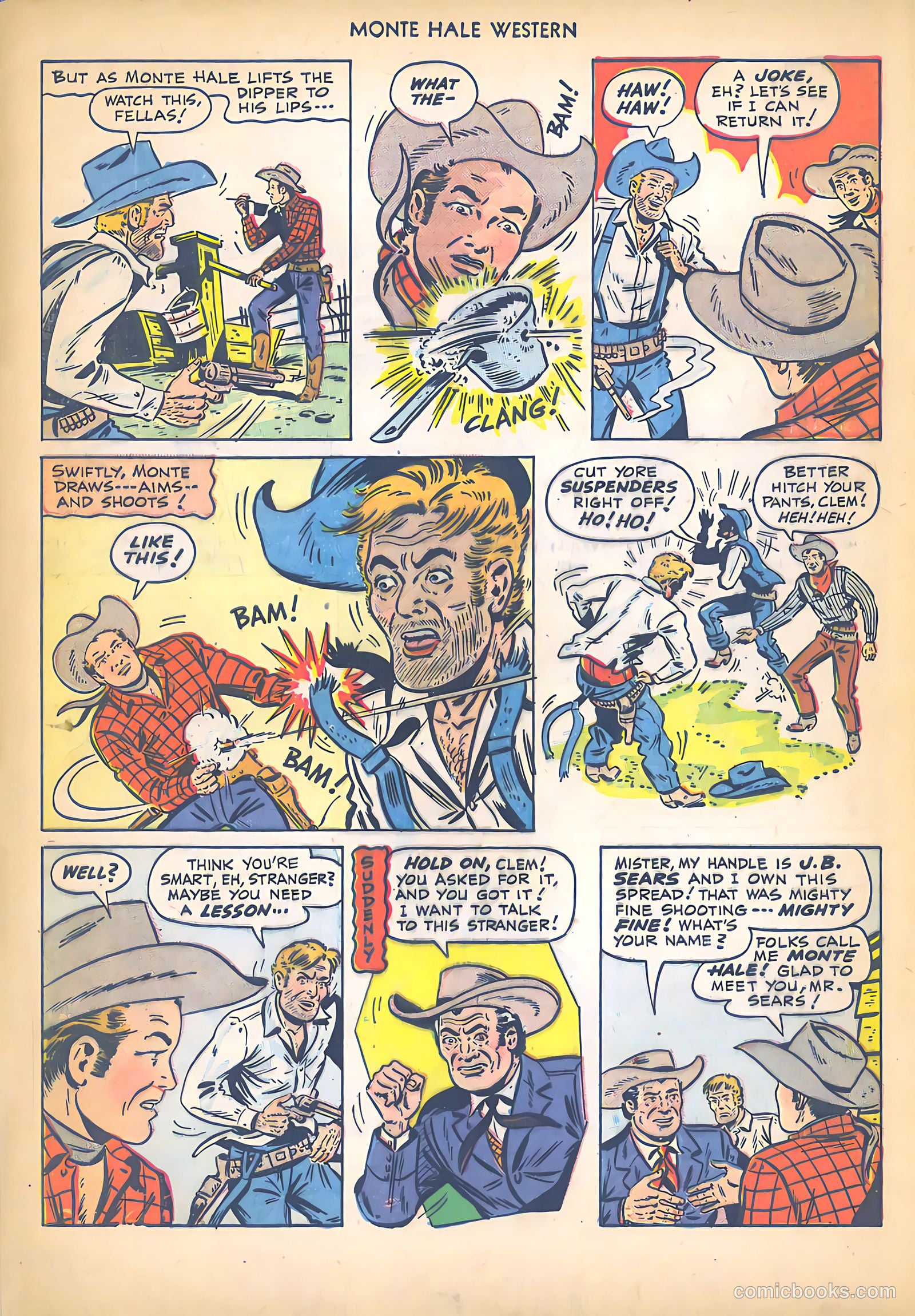 Monte Hale Western #45 (1950) — page 4 of 36