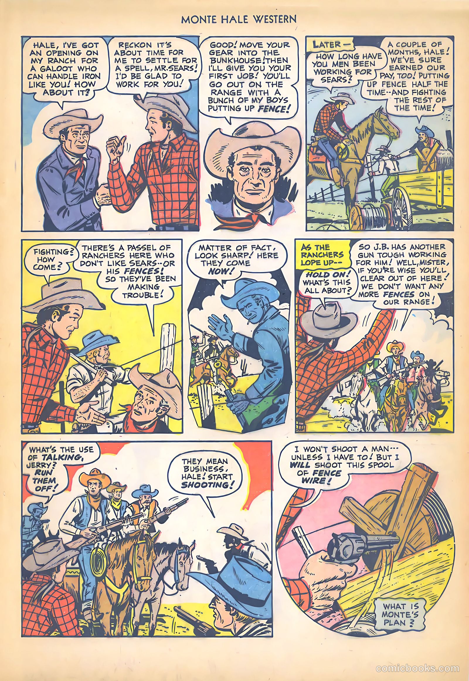 Monte Hale Western #45 (1950) — page 5 of 36