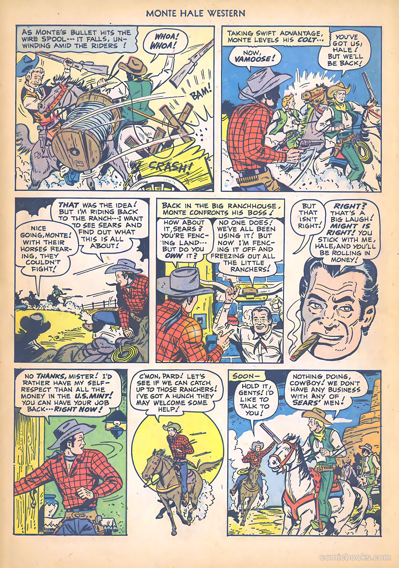 Monte Hale Western #45 (1950) — page 6 of 36
