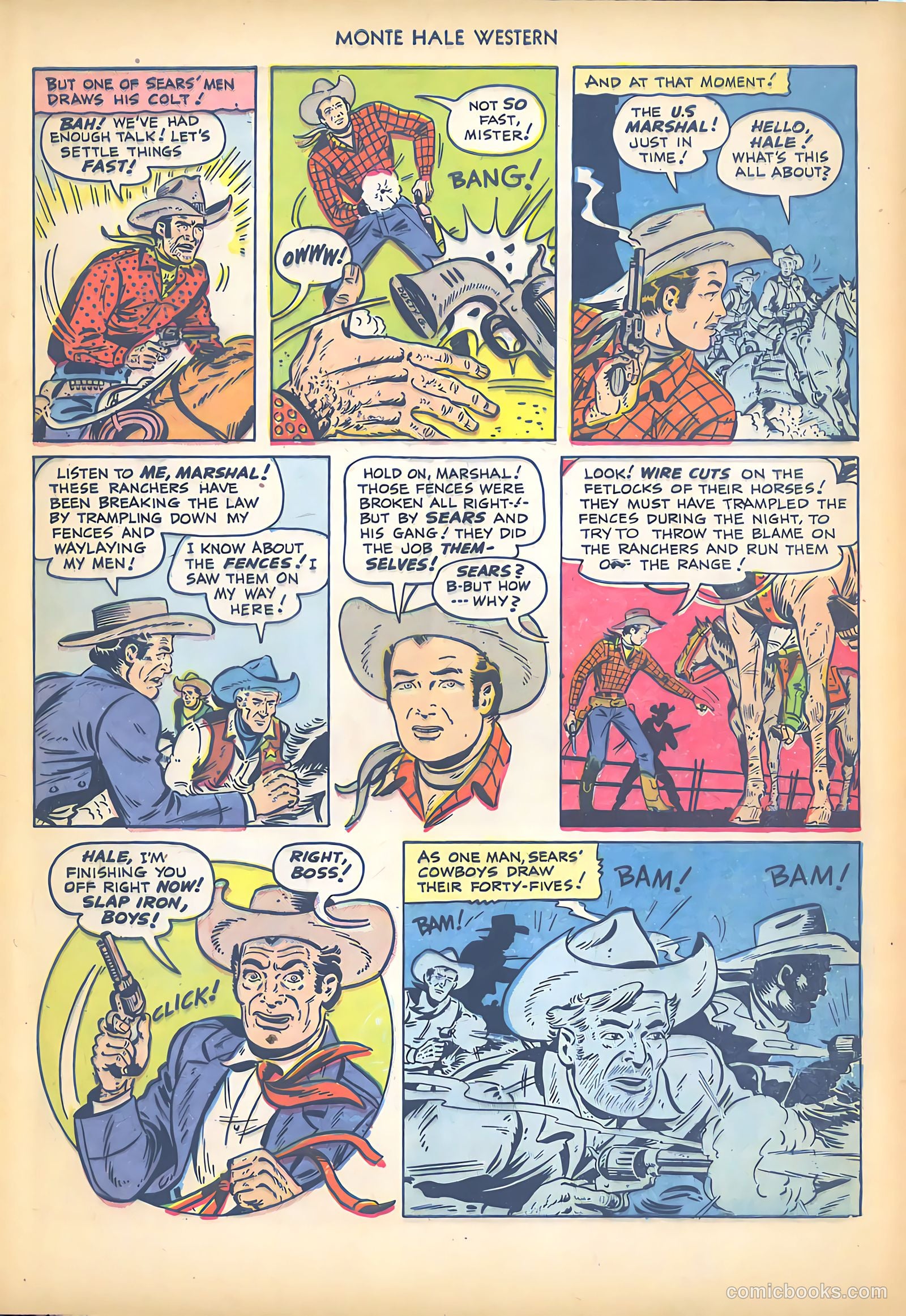 Monte Hale Western #45 (1950) — page 9 of 36
