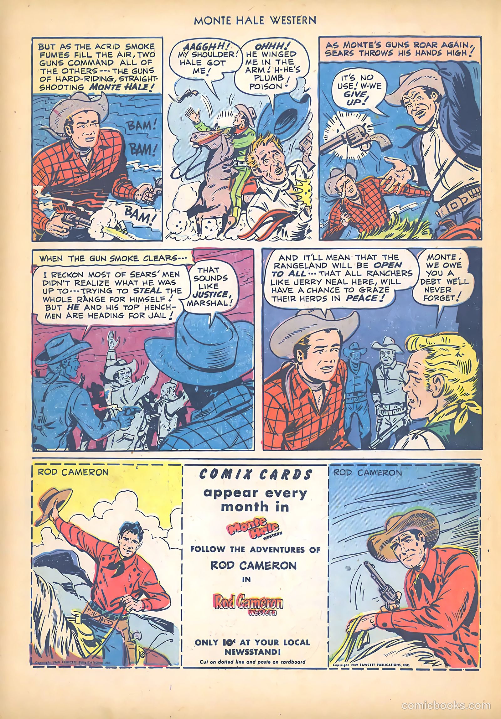 Monte Hale Western #45 (1950) — page 10 of 36
