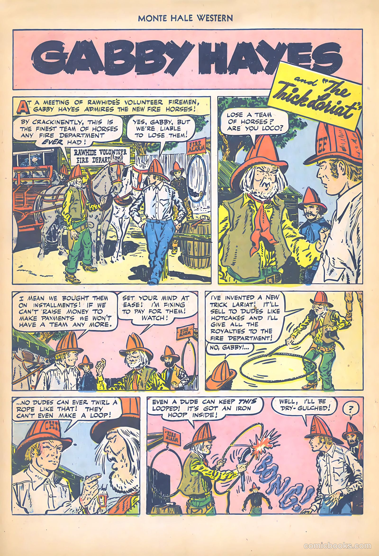 Monte Hale Western #45 (1950) — page 14 of 36
