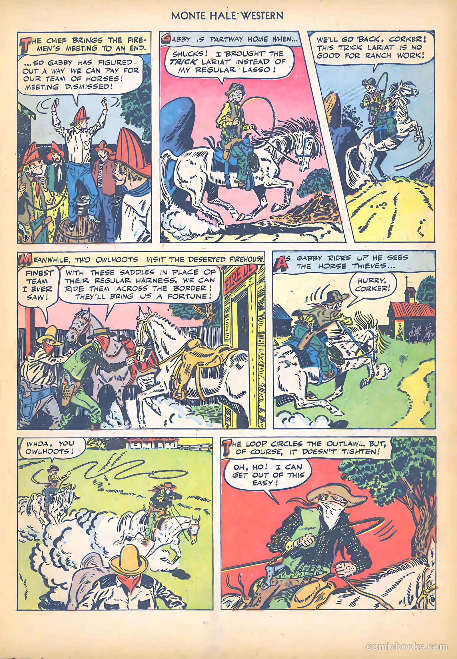 Monte Hale Western #45 (1950) — page 15 of 36