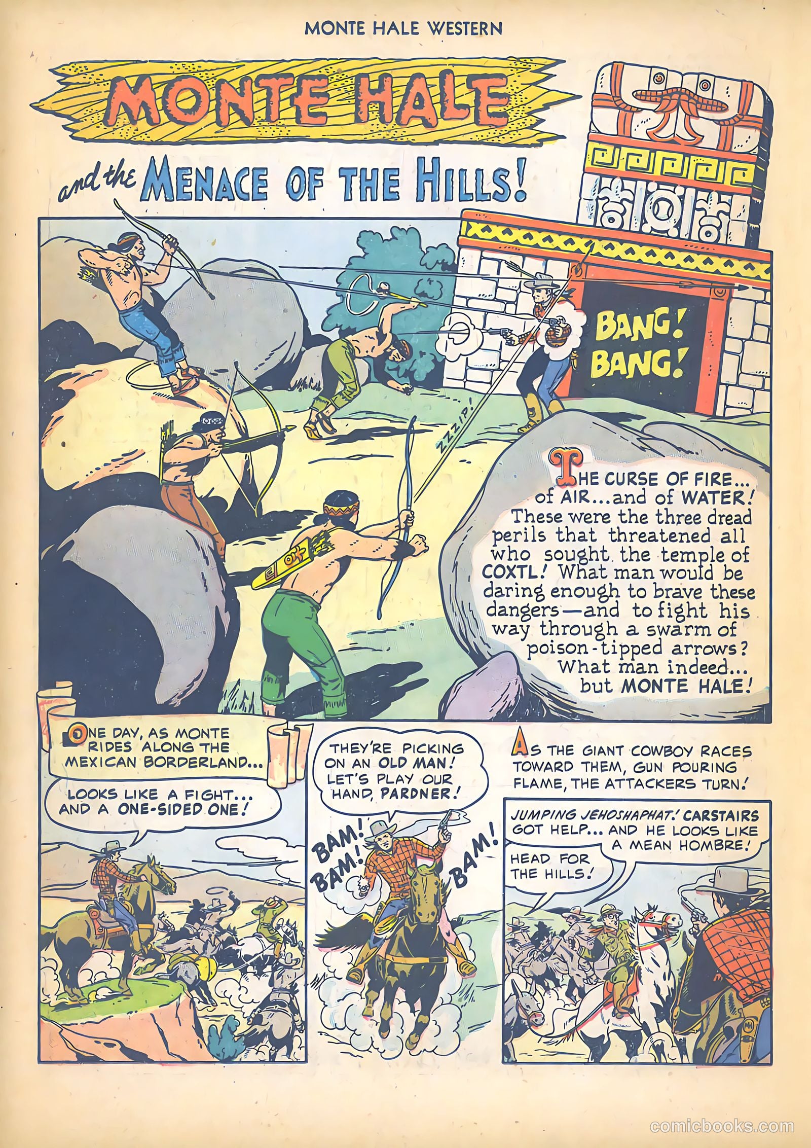 Monte Hale Western #45 (1950) — page 18 of 36