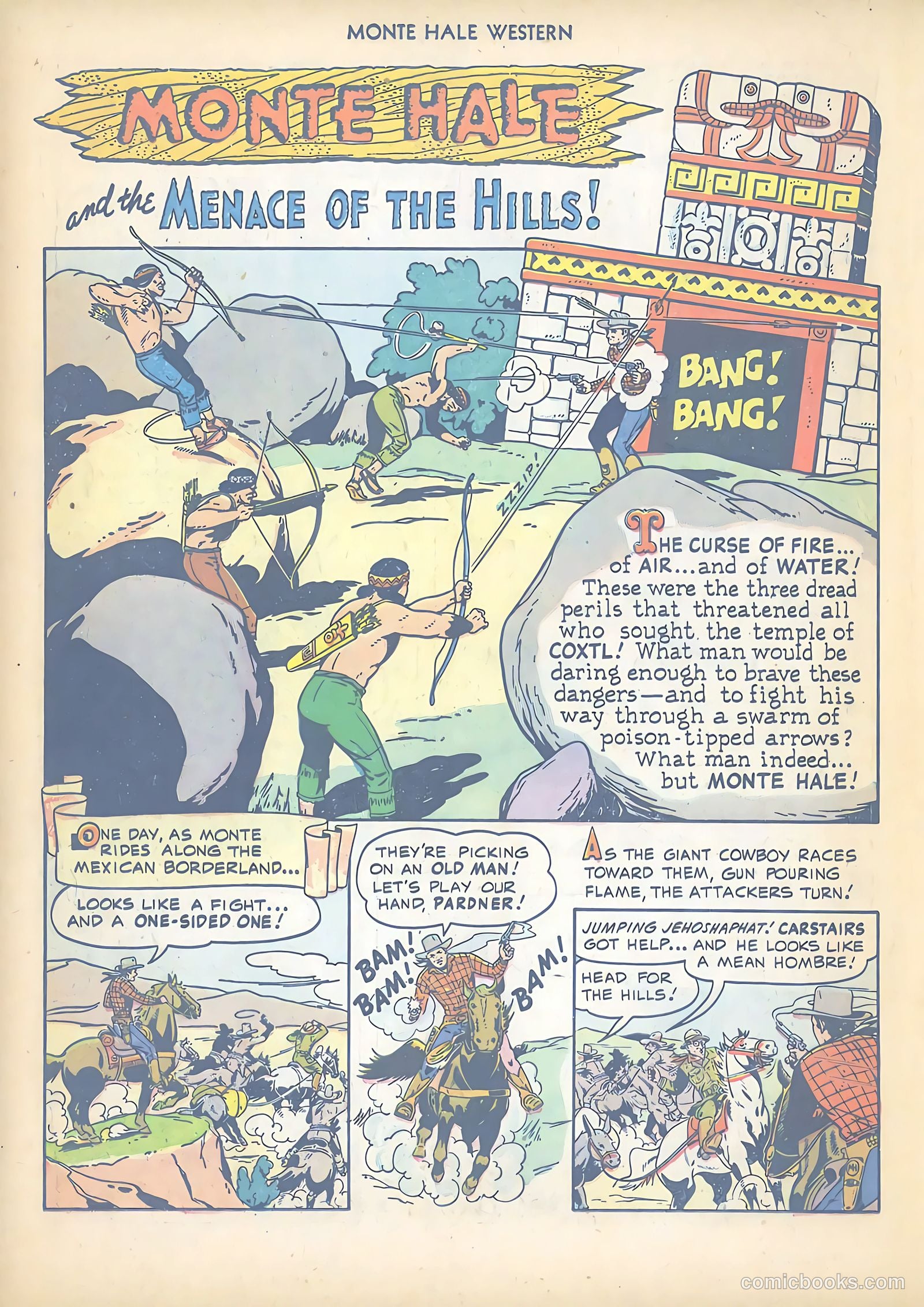 Monte Hale Western #45 (1950) — page 19 of 36
