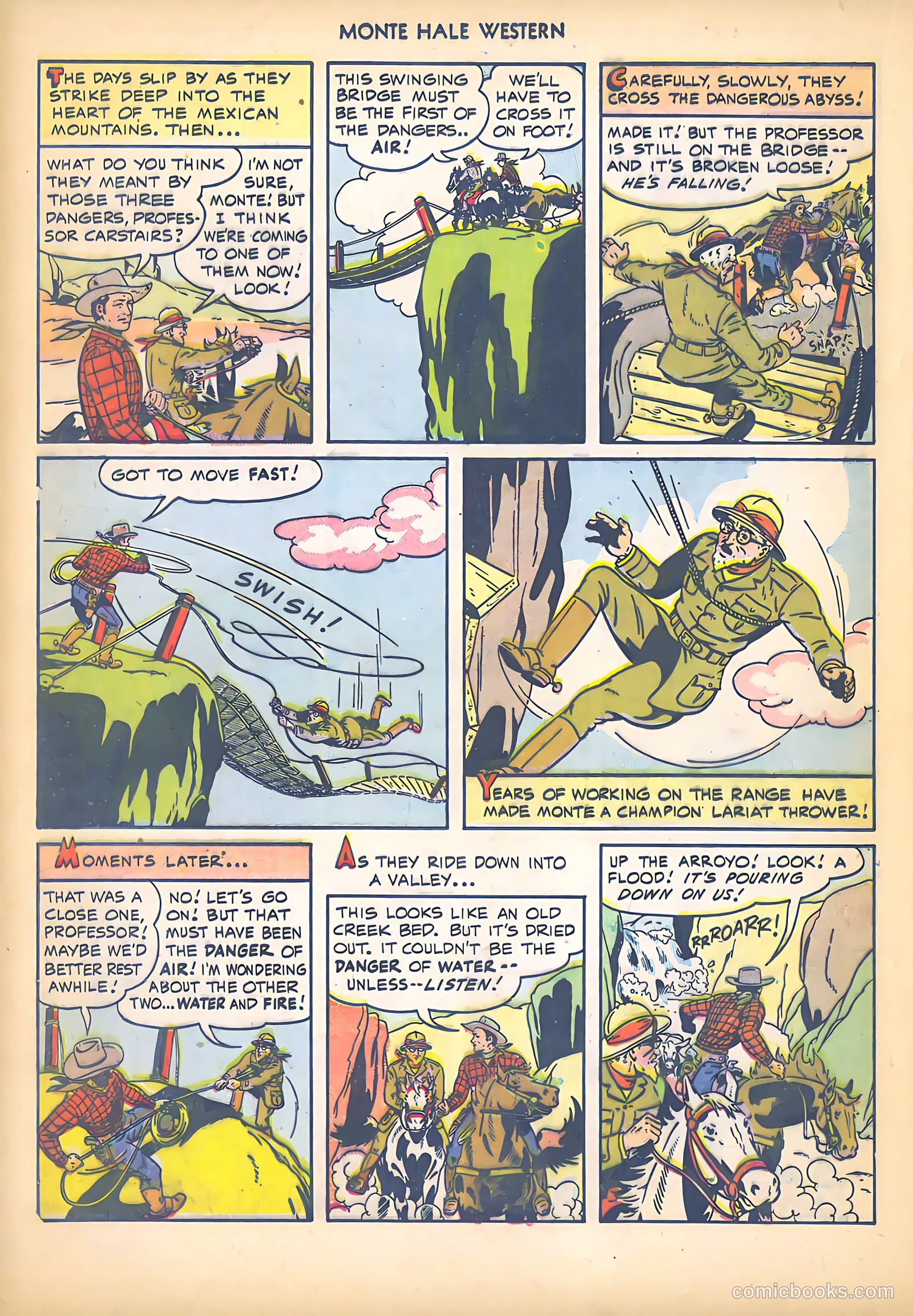 Monte Hale Western #45 (1950) — page 20 of 36