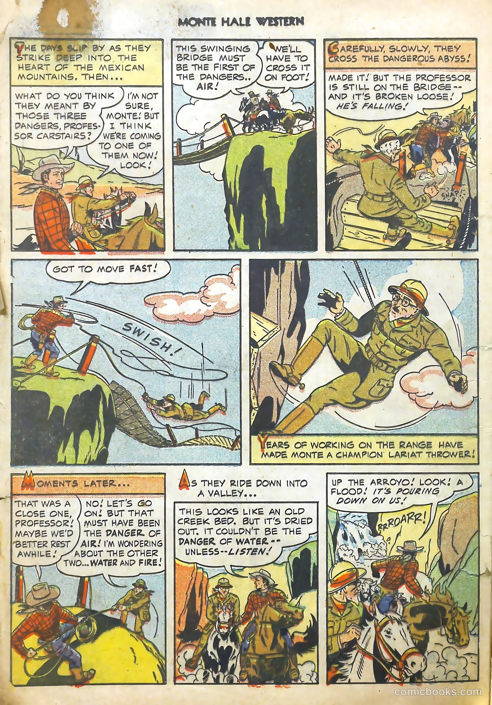 Monte Hale Western #45 (1950) — page 21 of 36