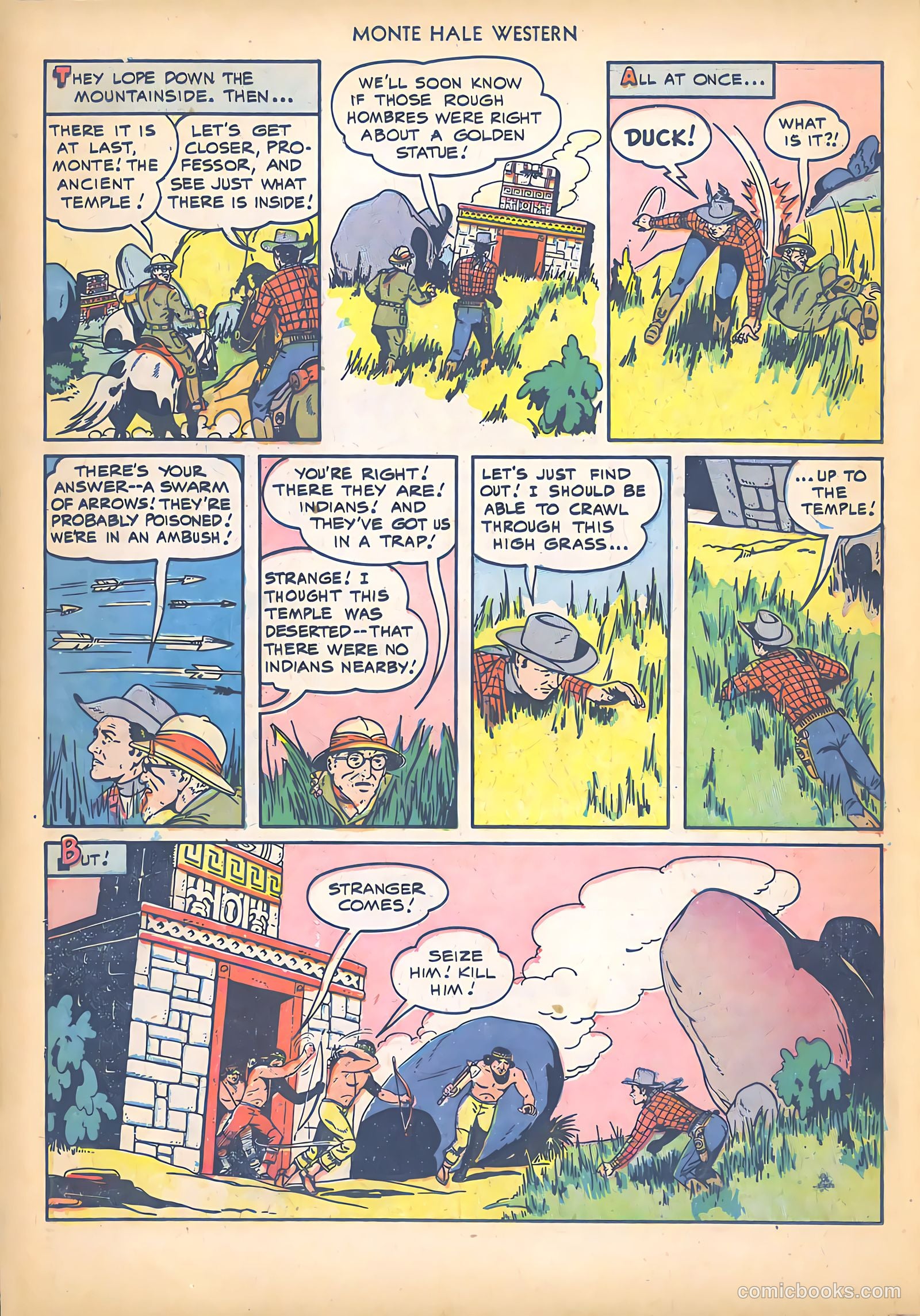 Monte Hale Western #45 (1950) — page 22 of 36