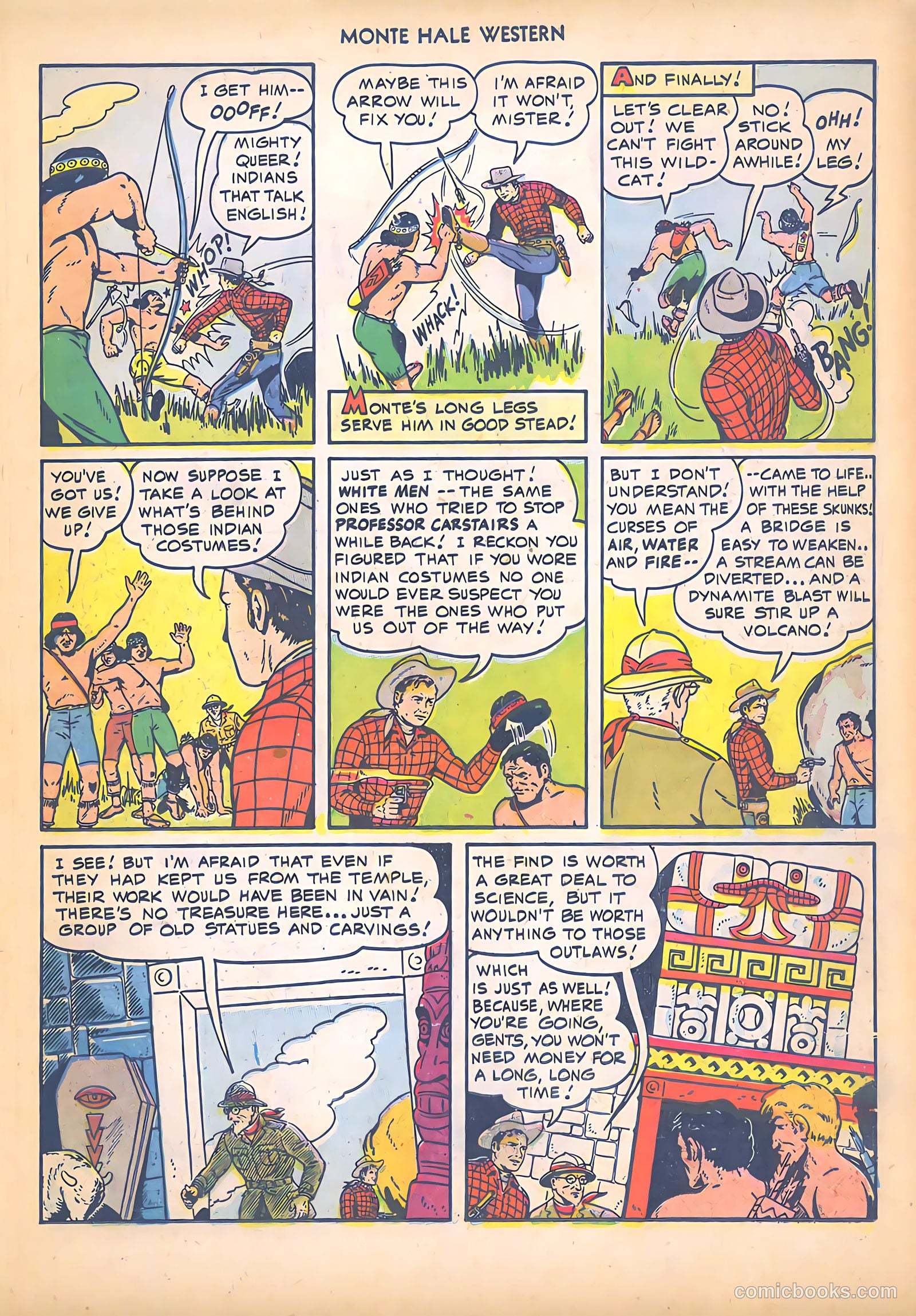 Monte Hale Western #45 (1950) — page 23 of 36