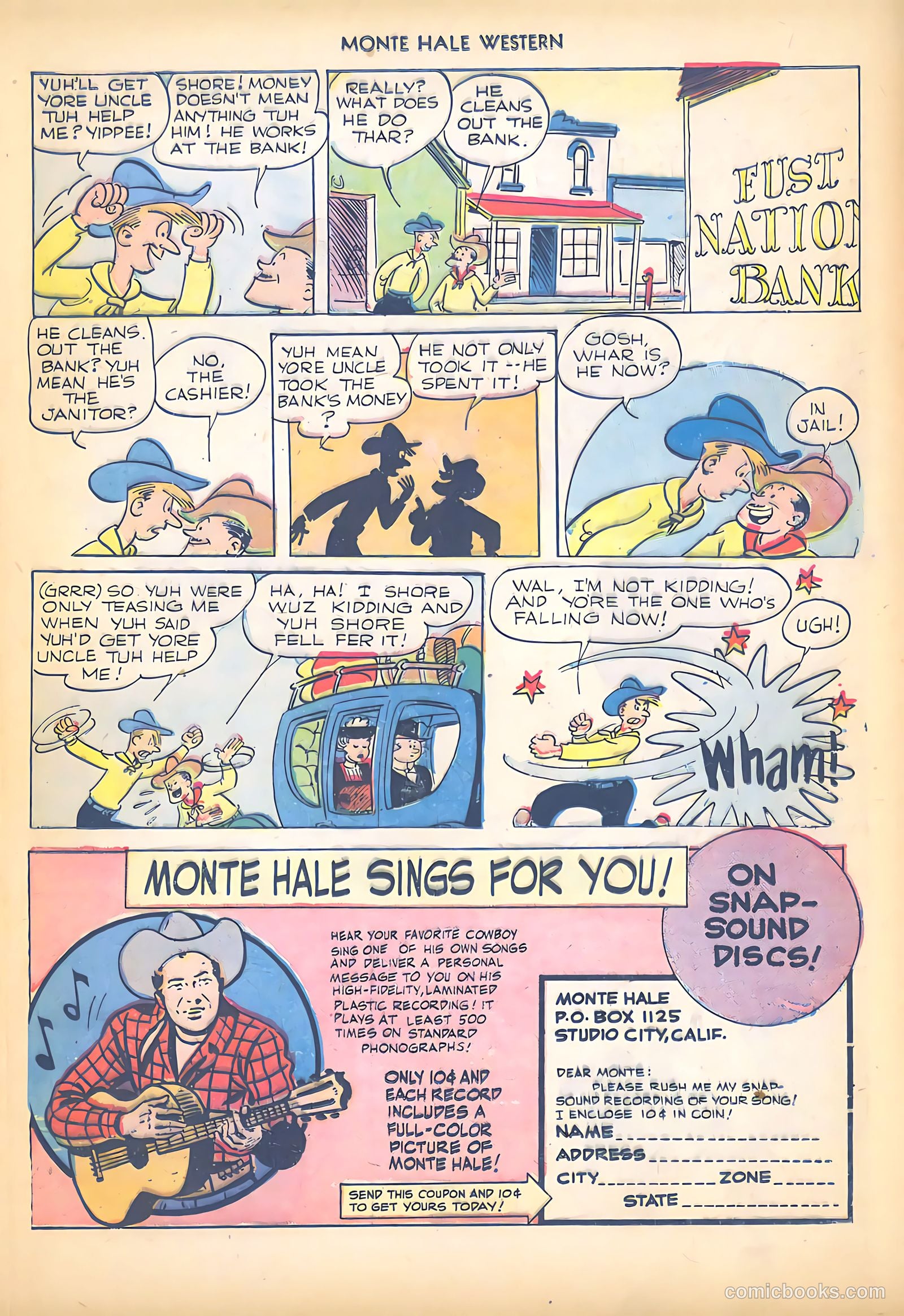 Monte Hale Western #45 (1950) — page 25 of 36