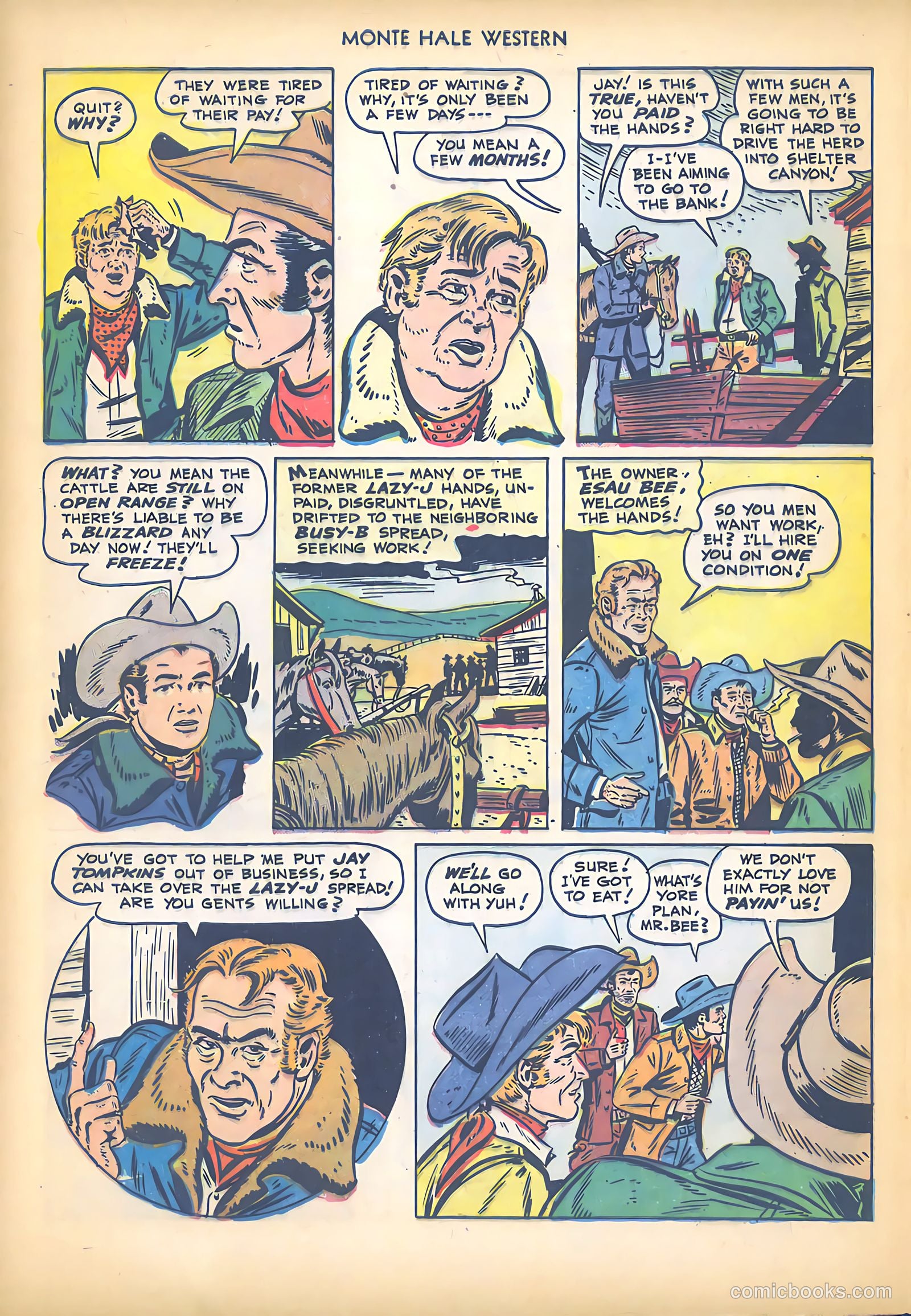 Monte Hale Western #45 (1950) — page 28 of 36