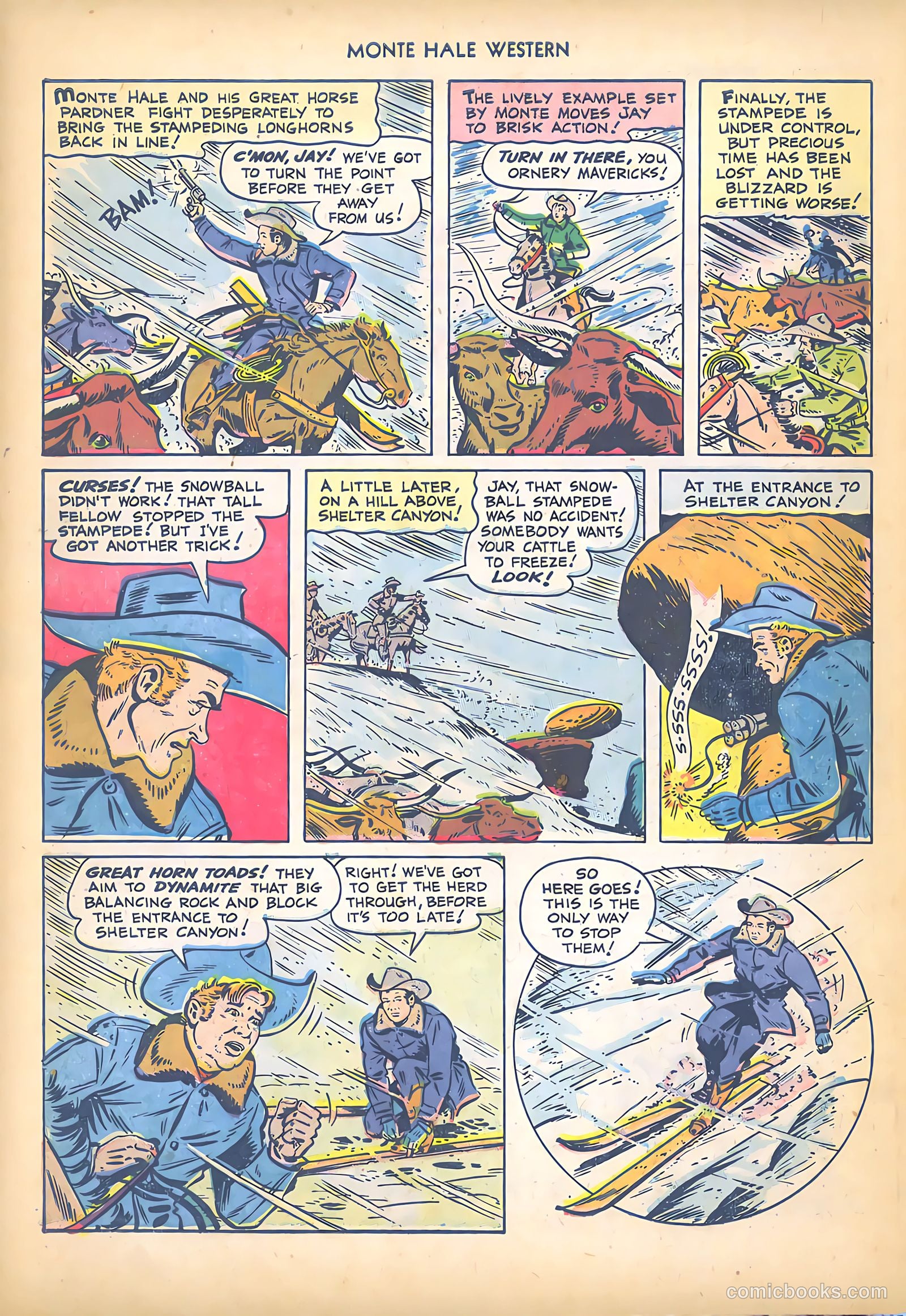 Monte Hale Western #45 (1950) — page 30 of 36