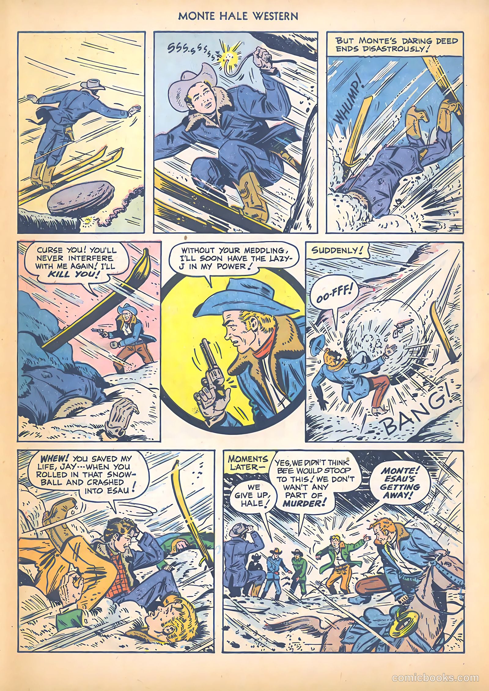 Monte Hale Western #45 (1950) — page 31 of 36