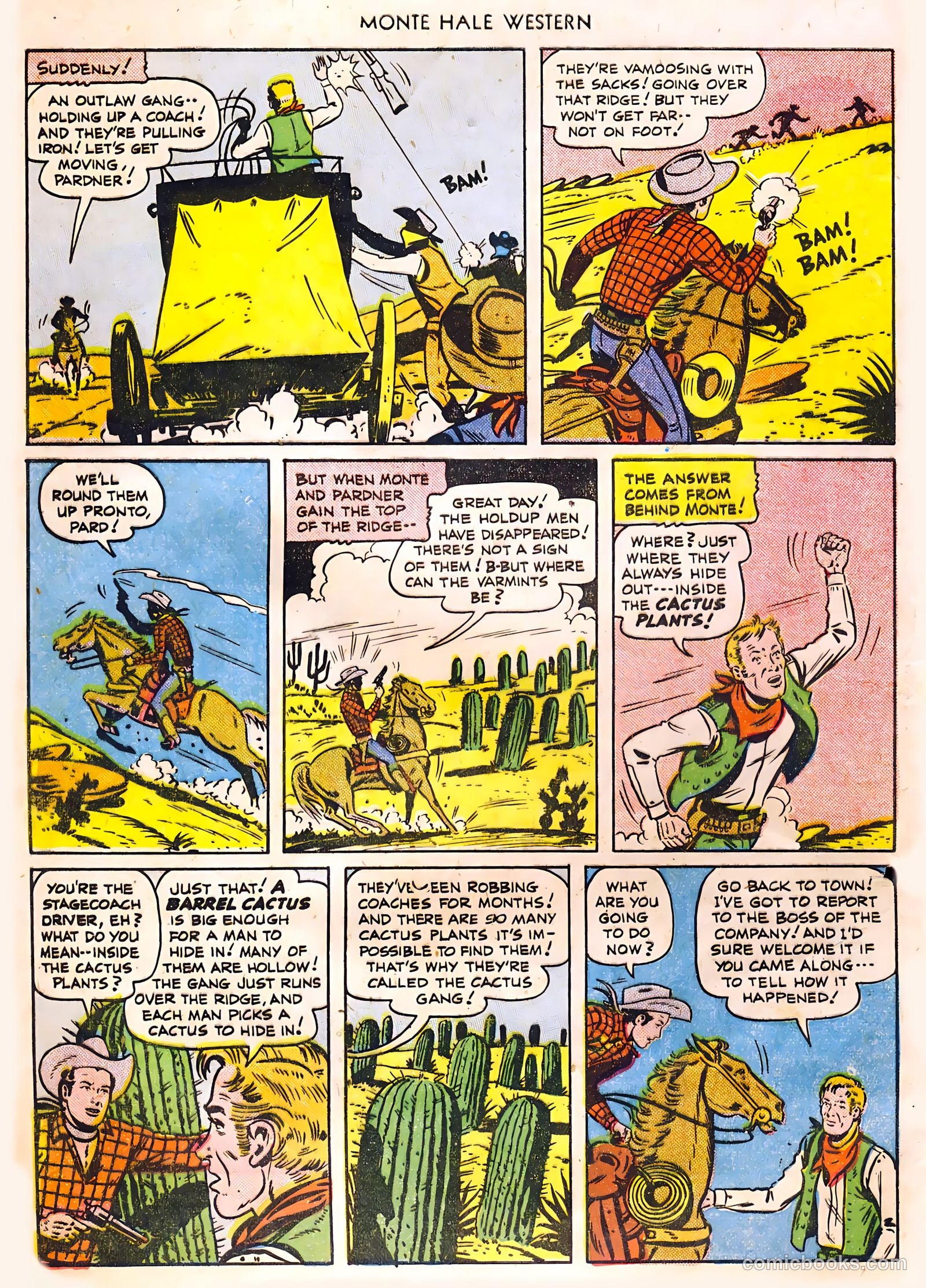 Monte Hale Western #53 (1950) — page 3 of 33