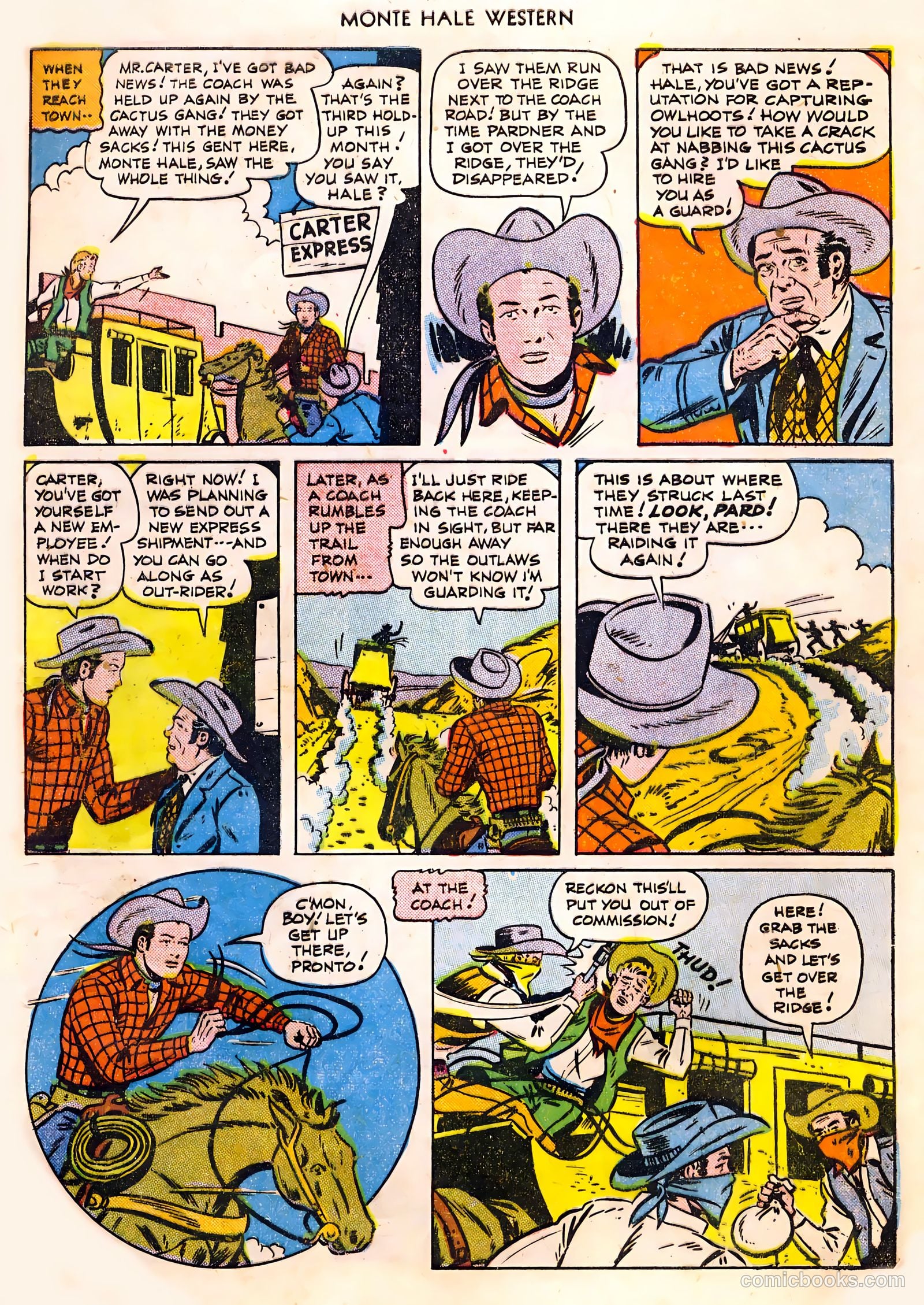 Monte Hale Western #53 (1950) — page 4 of 33