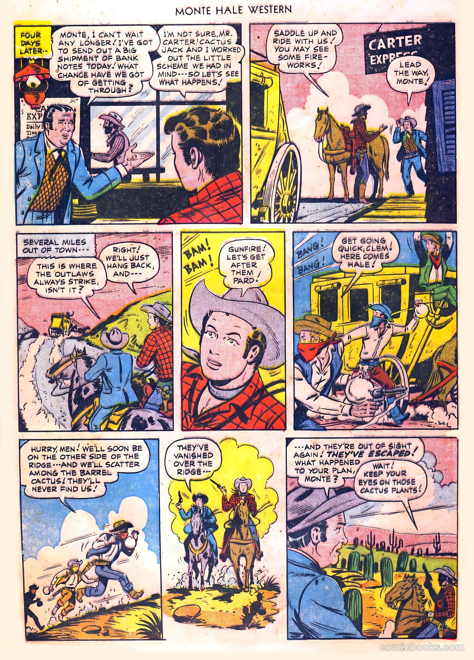 Monte Hale Western #53 (1950) — page 7 of 33