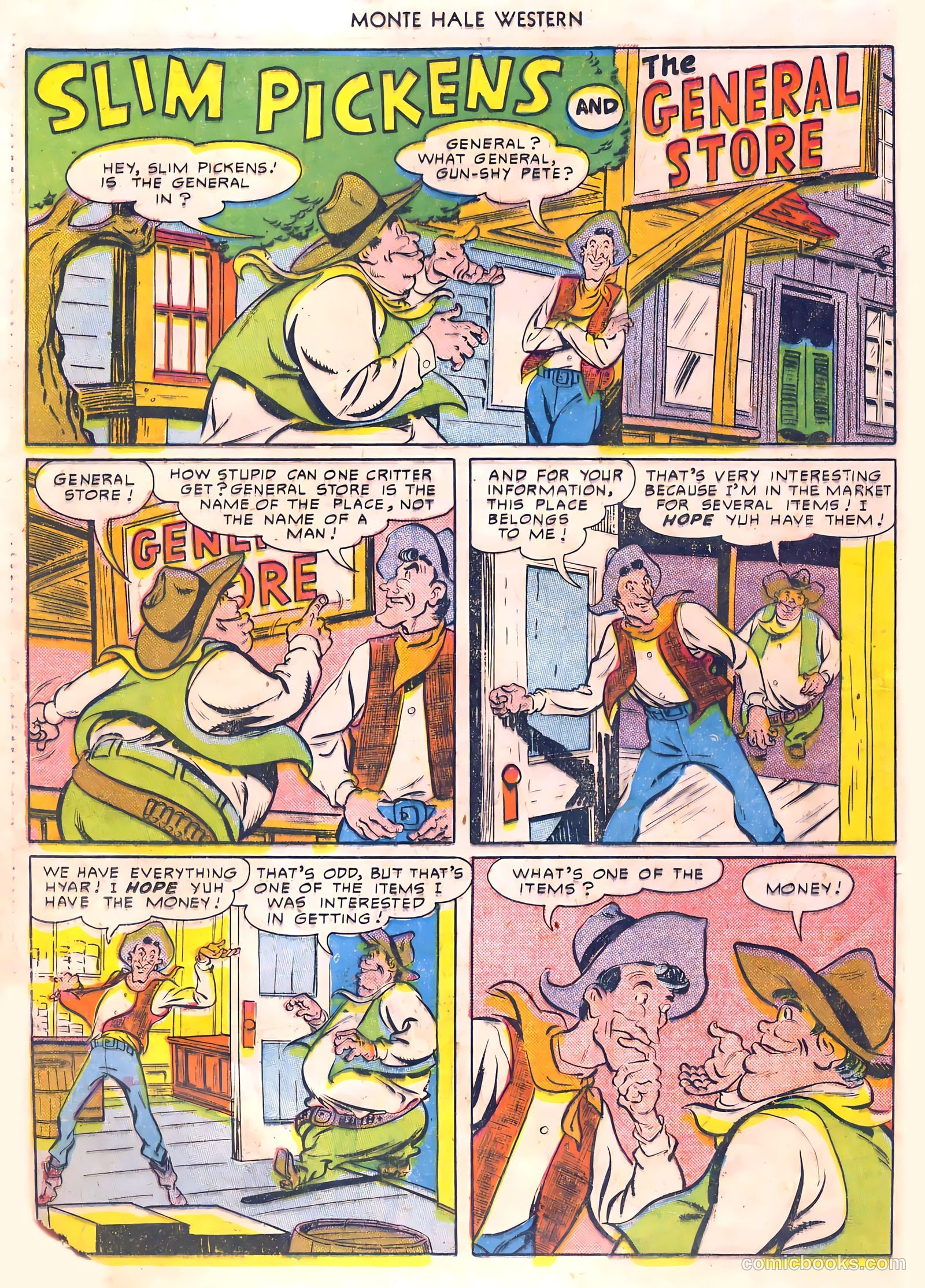 Monte Hale Western #53 (1950) — page 23 of 33