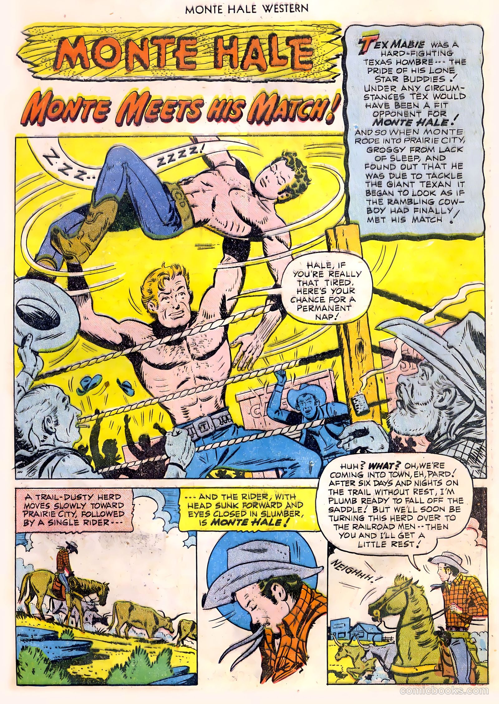 Monte Hale Western #53 (1950) — page 28 of 33