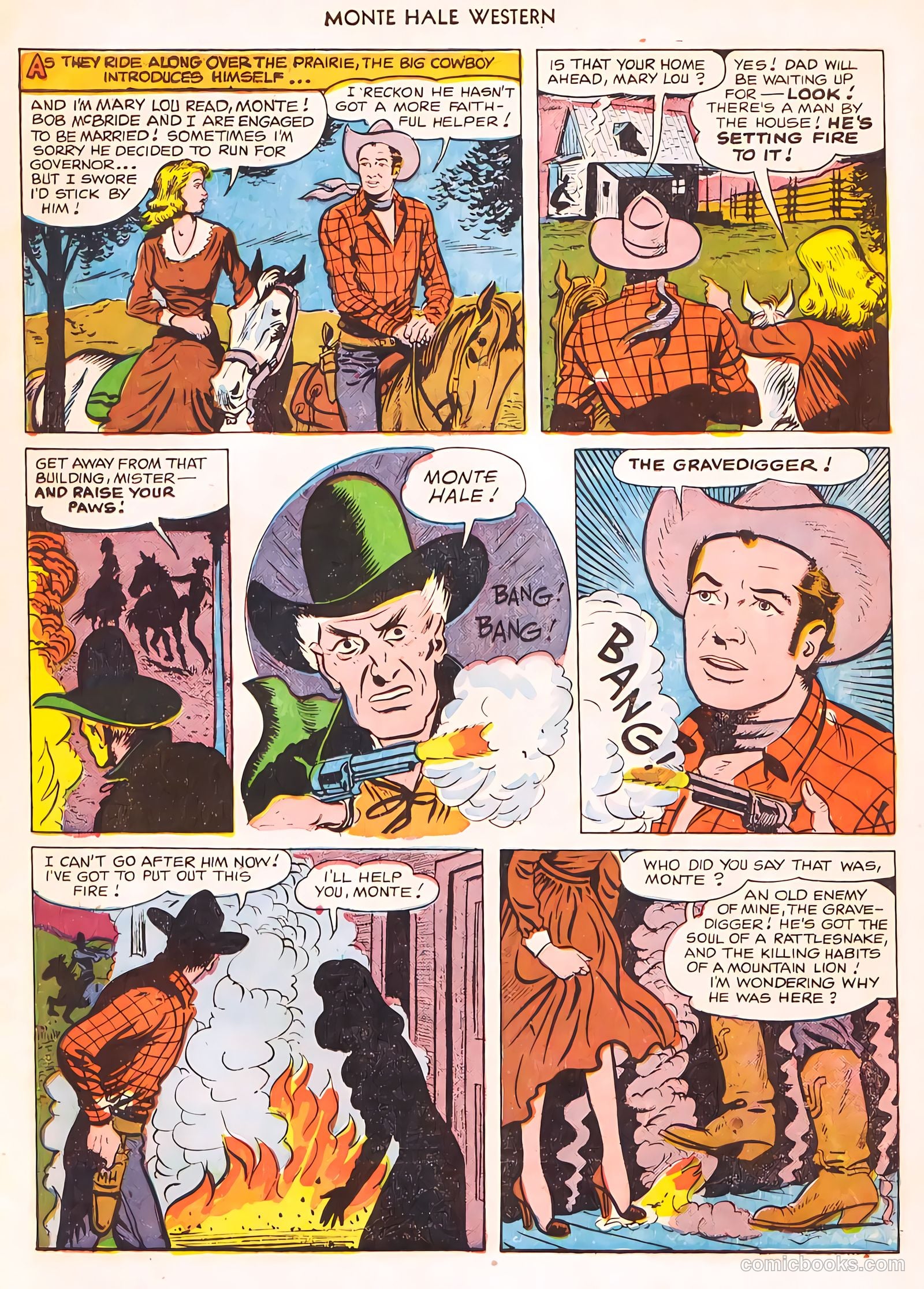 Monte Hale Western #56 (1951) — page 6 of 49