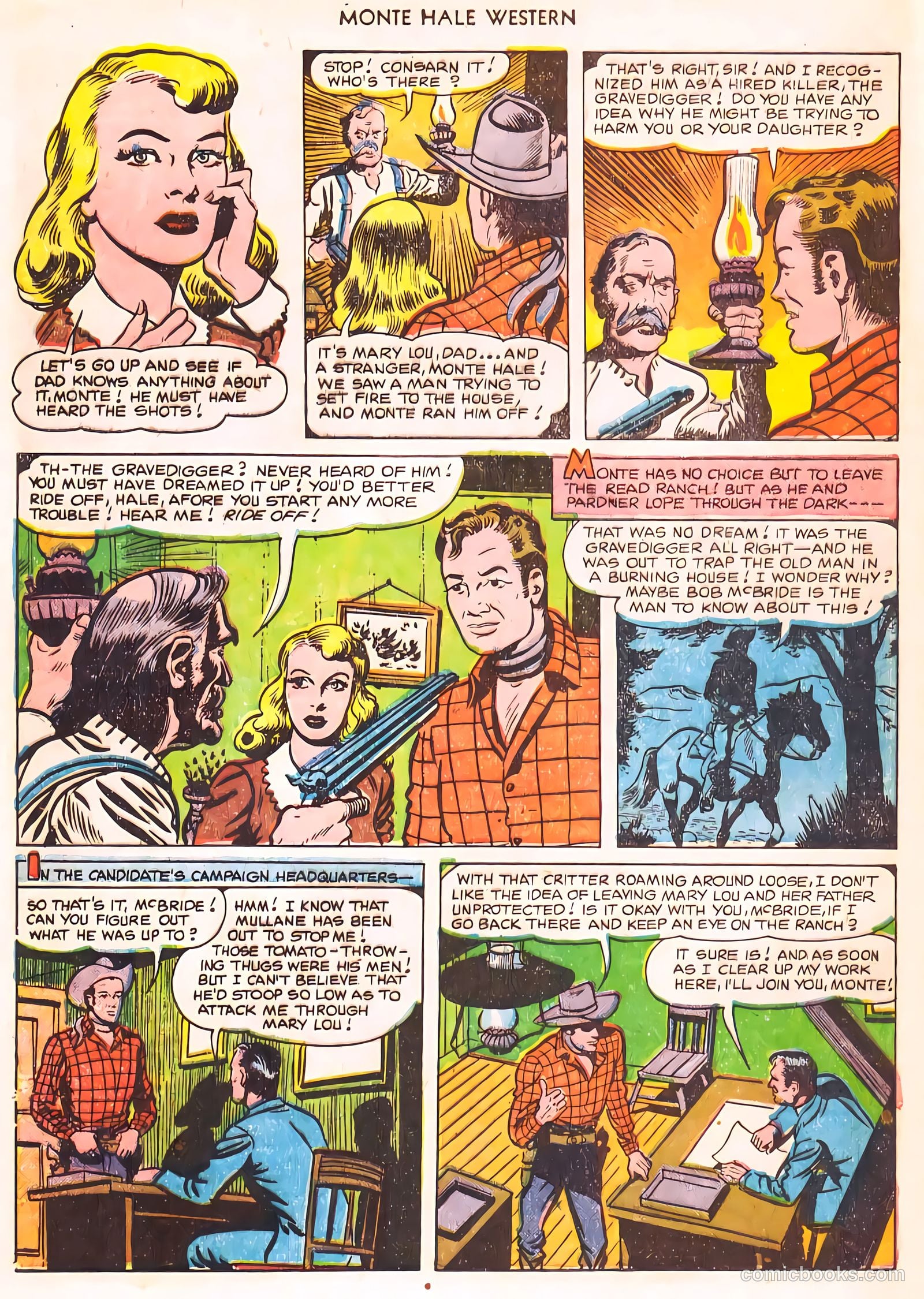 Monte Hale Western #56 (1951) — page 7 of 49