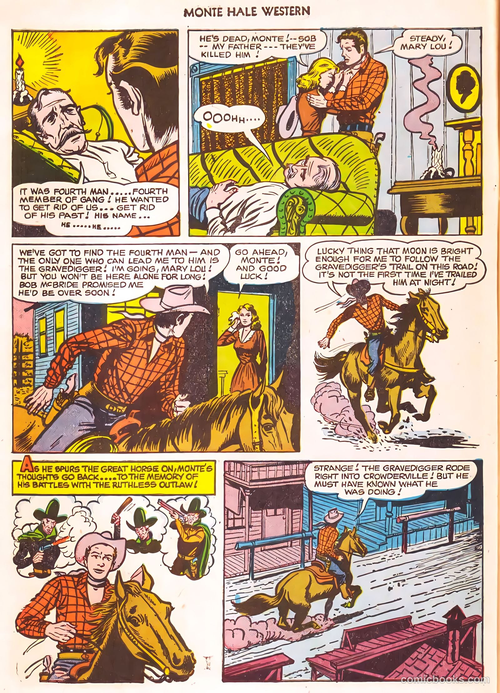 Monte Hale Western #56 (1951) — page 9 of 49