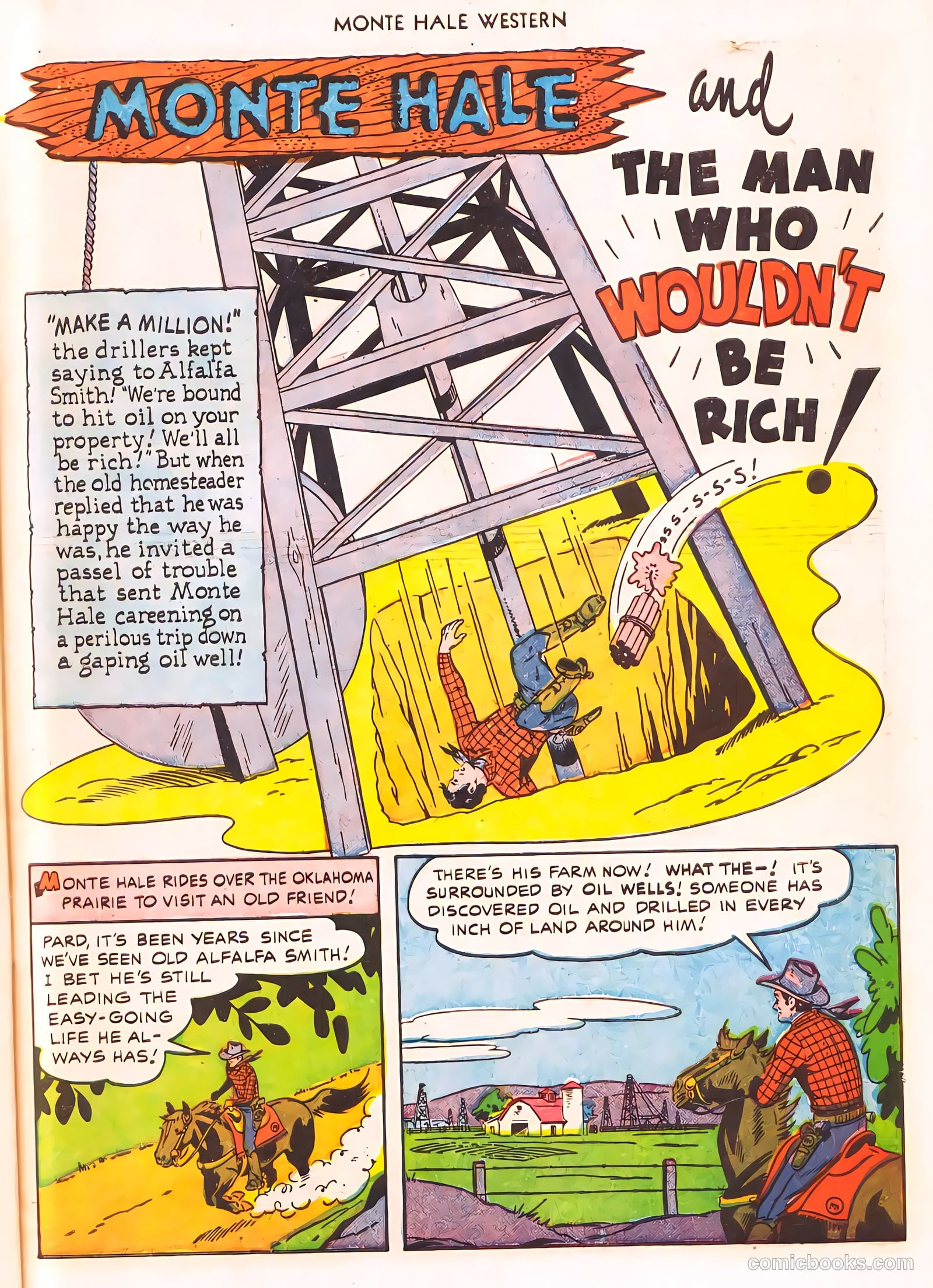 Monte Hale Western #56 (1951) — page 18 of 49
