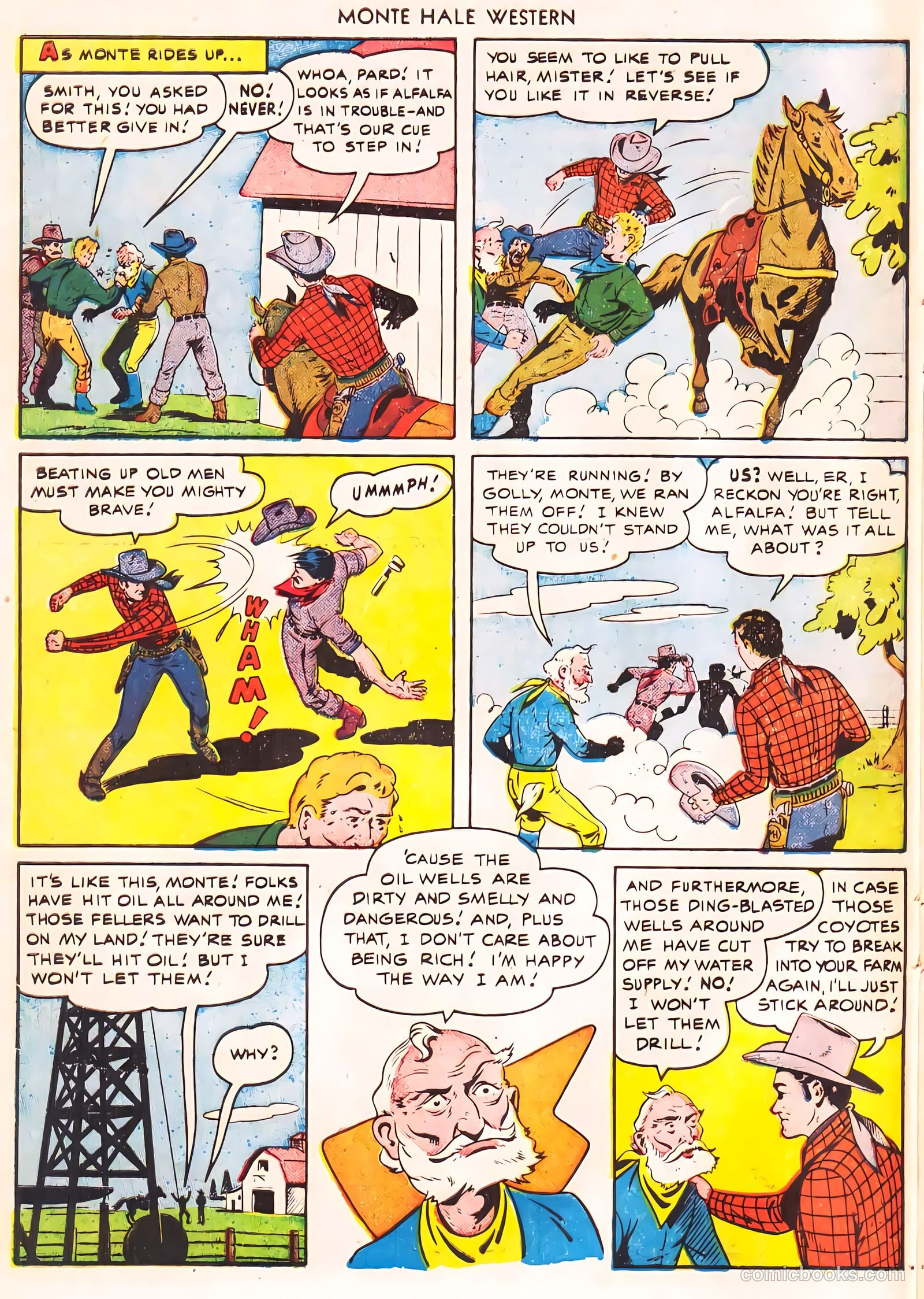 Monte Hale Western #56 (1951) — page 19 of 49
