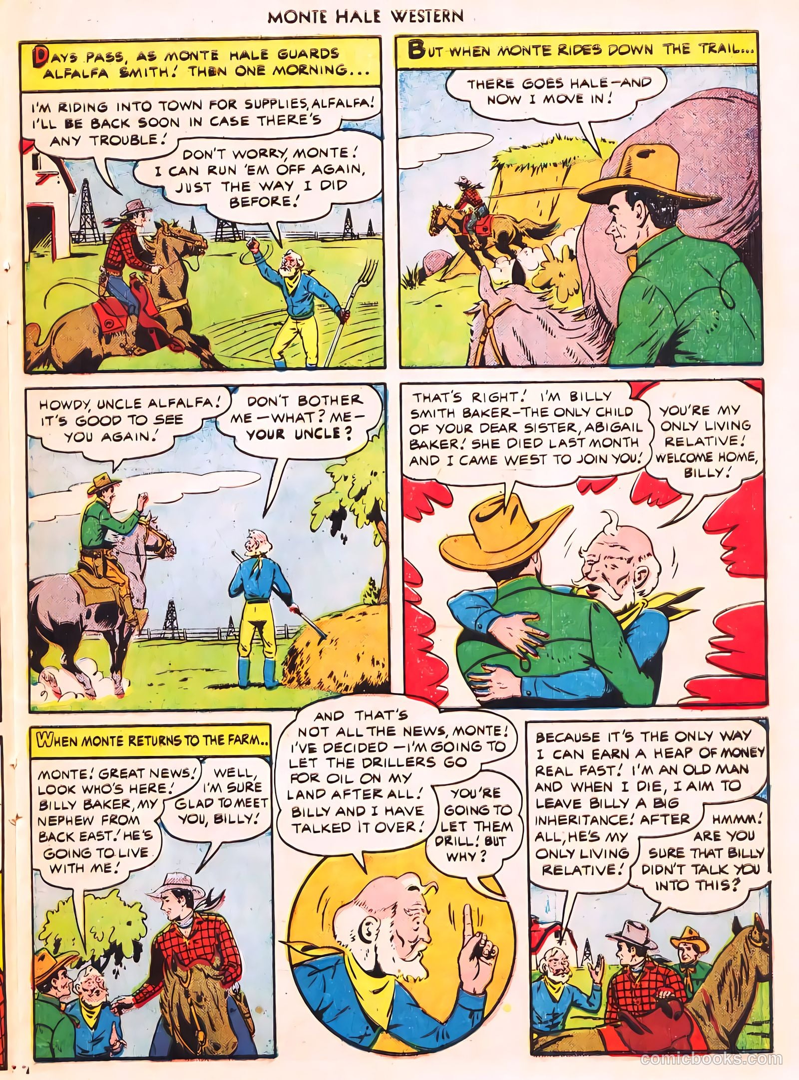 Monte Hale Western #56 (1951) — page 20 of 49