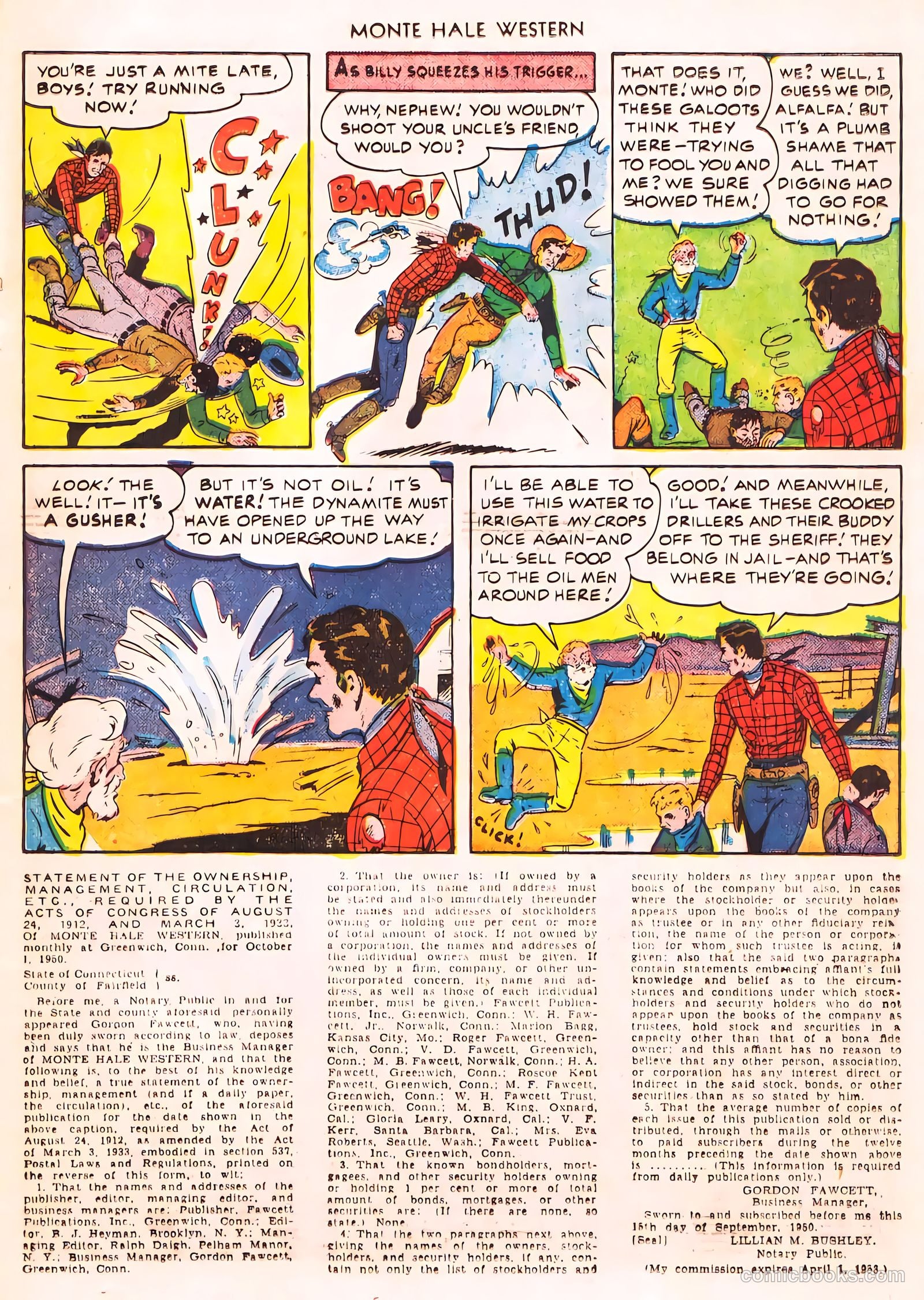 Monte Hale Western #56 (1951) — page 24 of 49