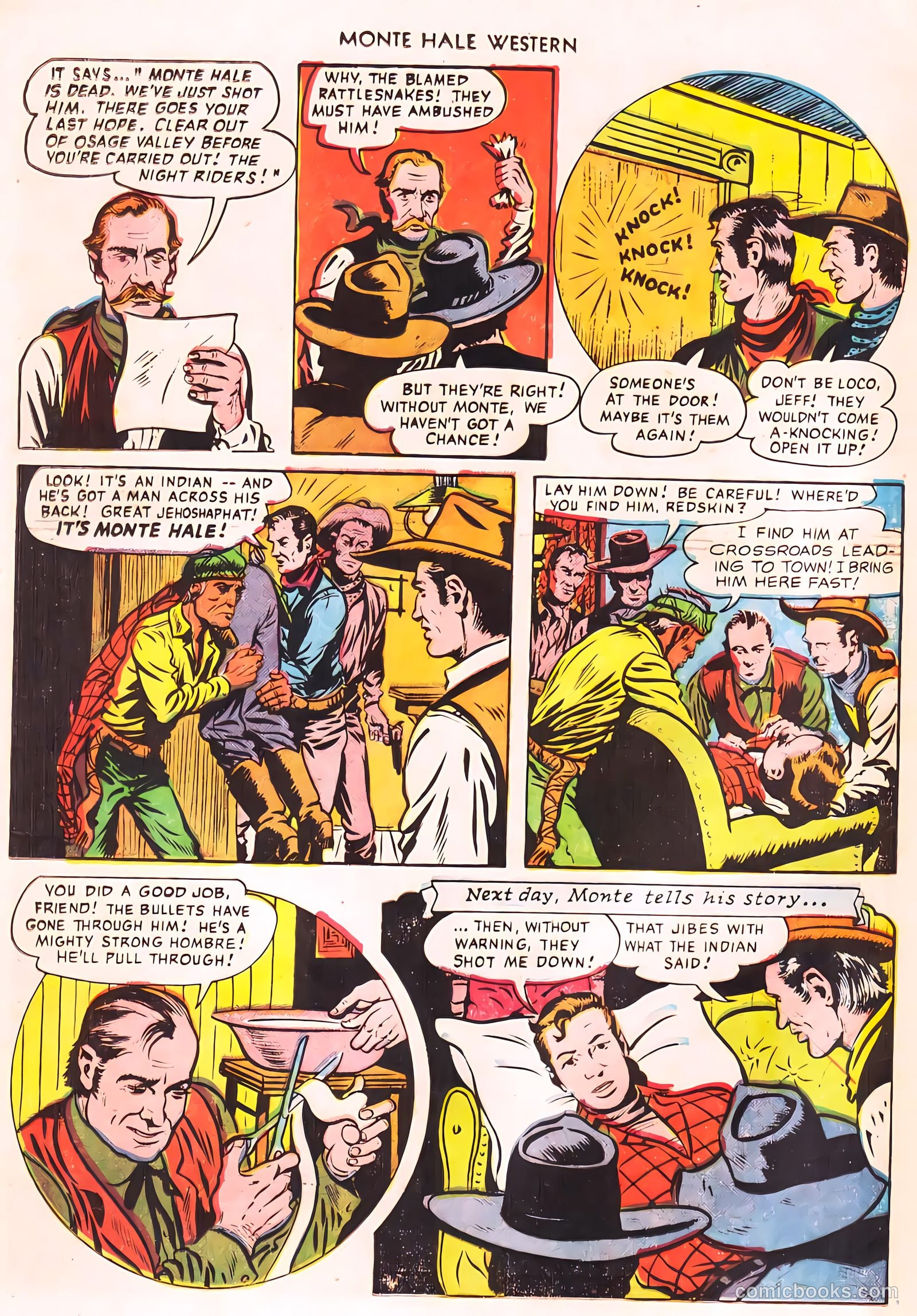 Monte Hale Western #56 (1951) — page 27 of 49