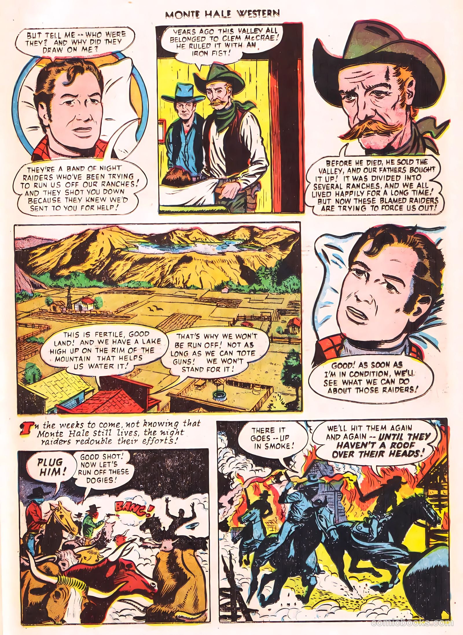 Monte Hale Western #56 (1951) — page 28 of 49