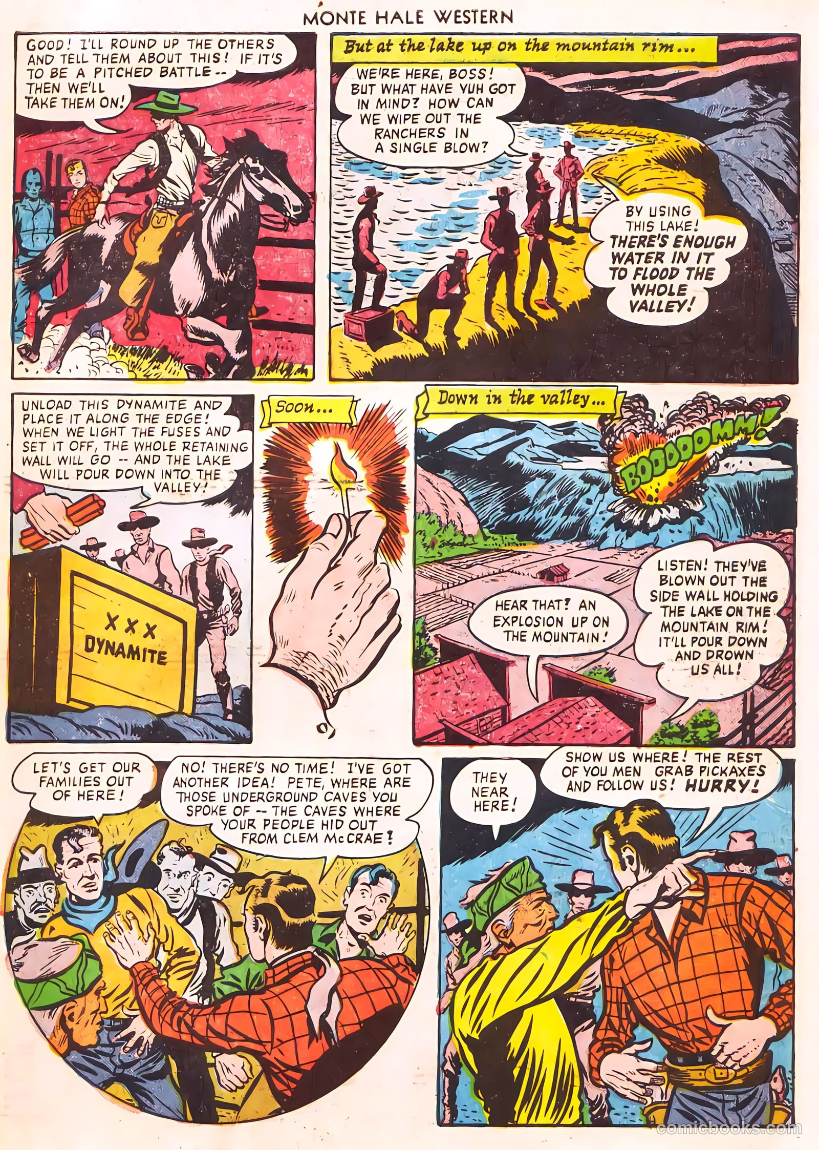 Monte Hale Western #56 (1951) — page 30 of 49