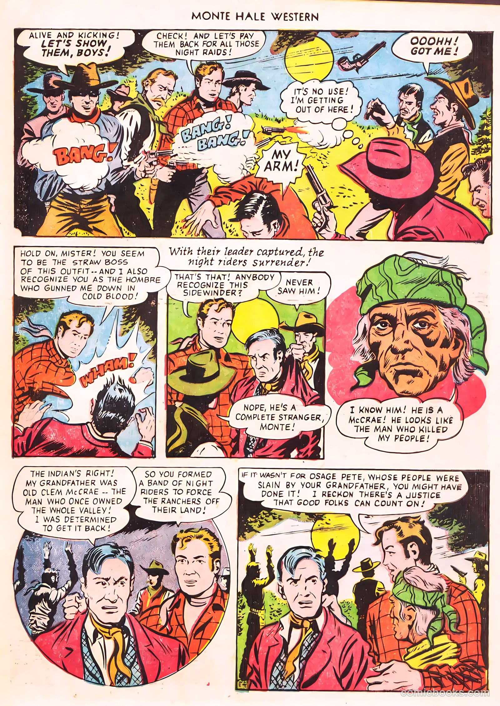 Monte Hale Western #56 (1951) — page 32 of 49