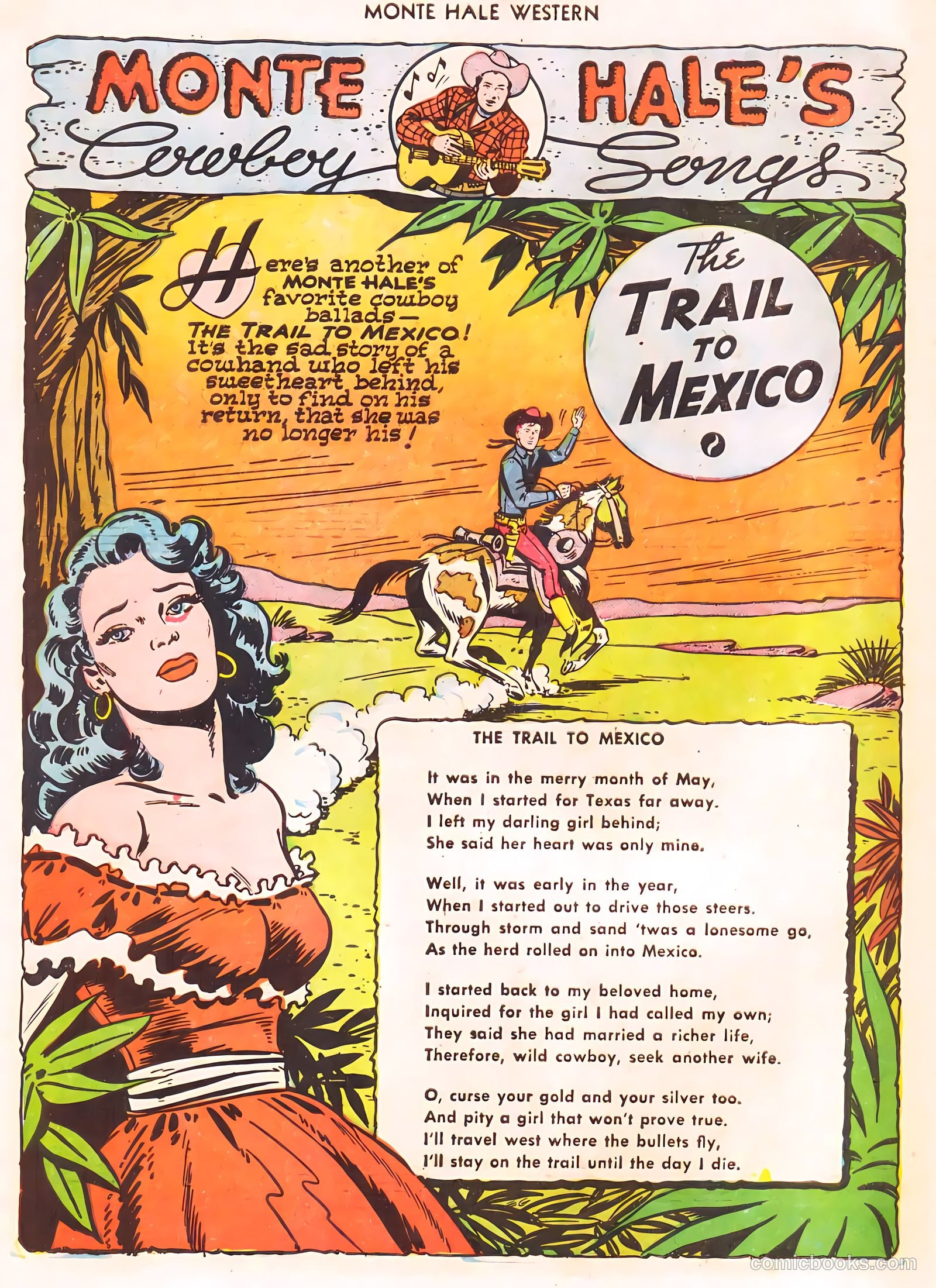 Monte Hale Western #56 (1951) — page 33 of 49