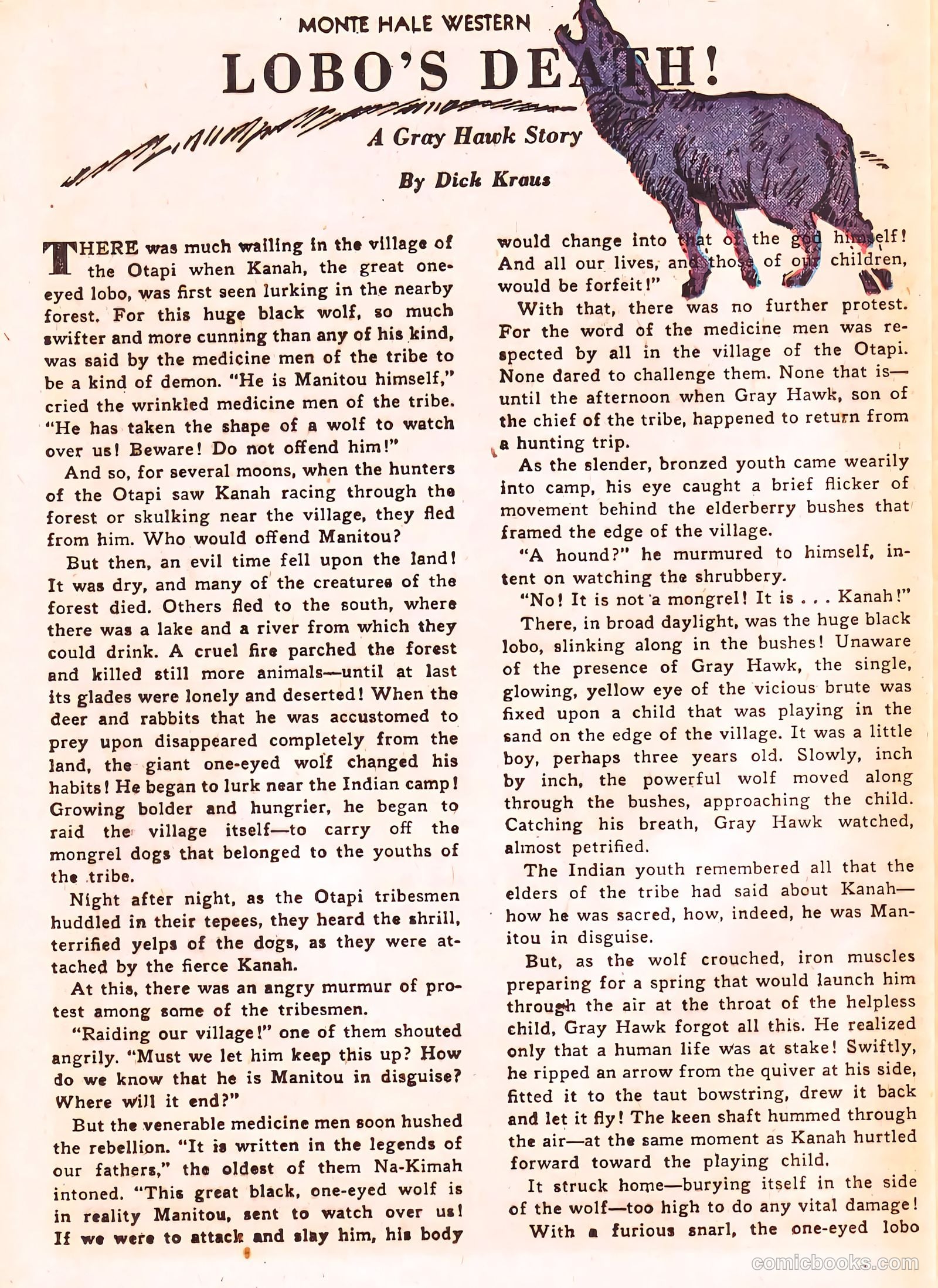 Monte Hale Western #56 (1951) — page 35 of 49