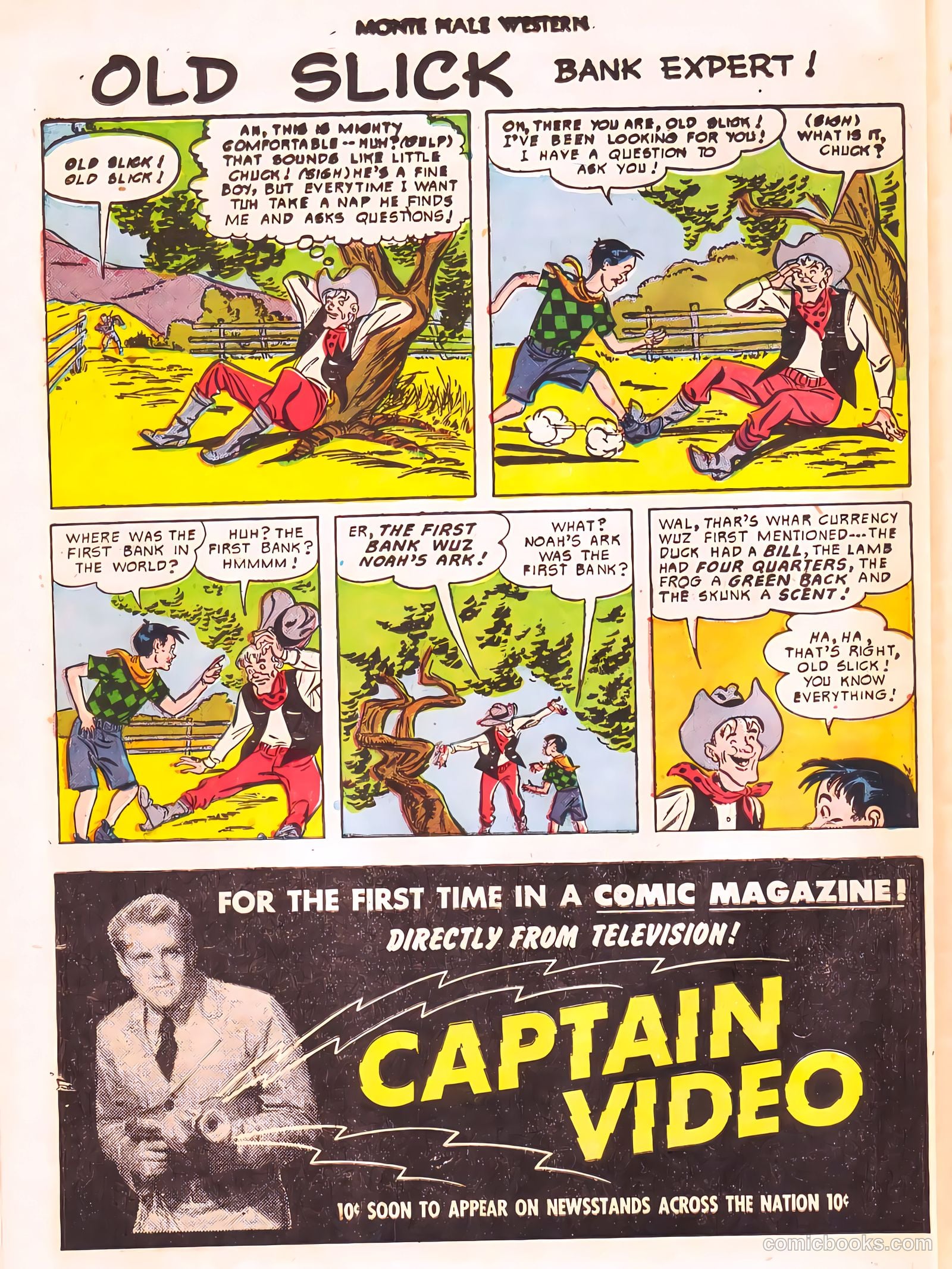 Monte Hale Western #56 (1951) — page 37 of 49