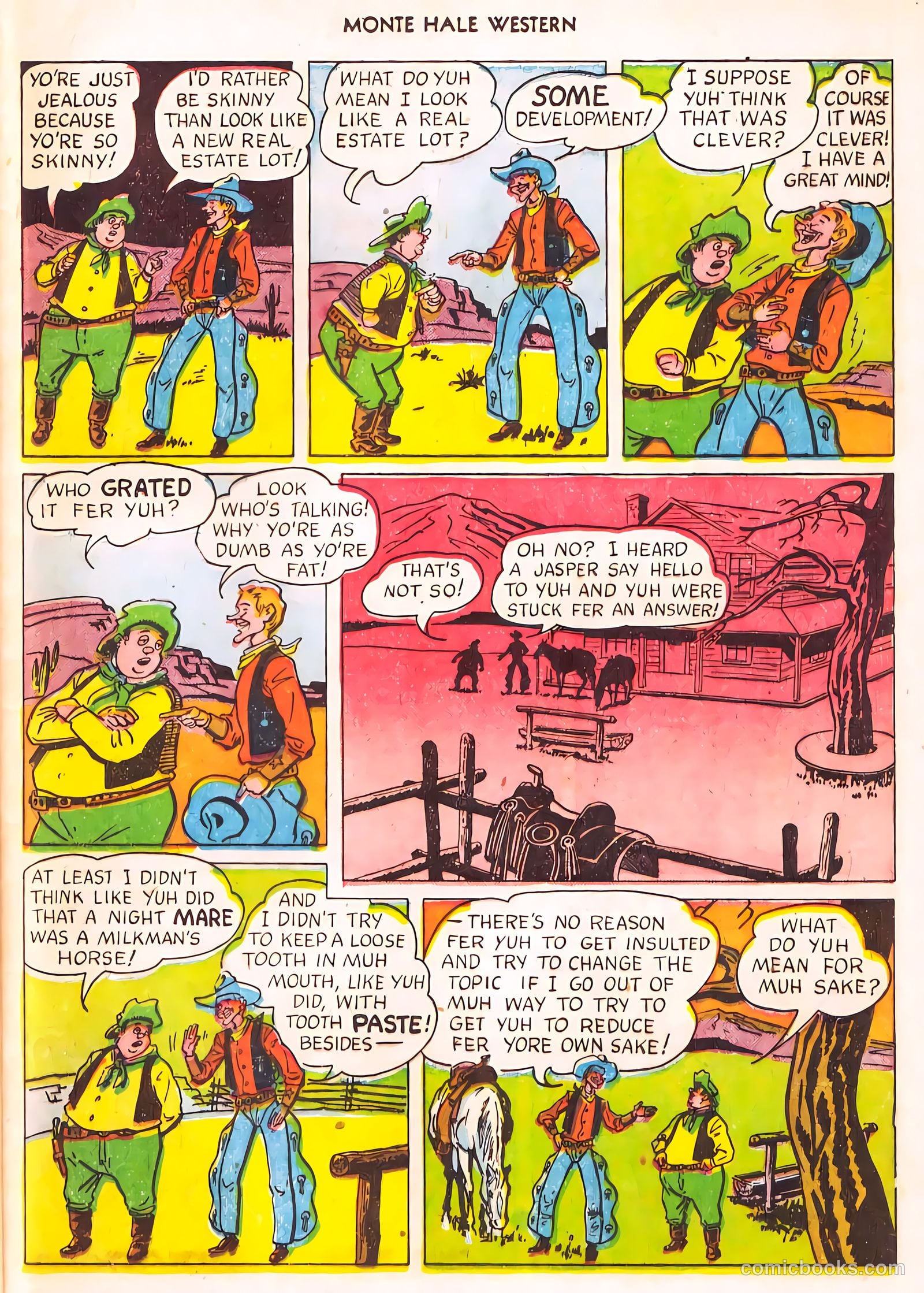 Monte Hale Western #56 (1951) — page 40 of 49