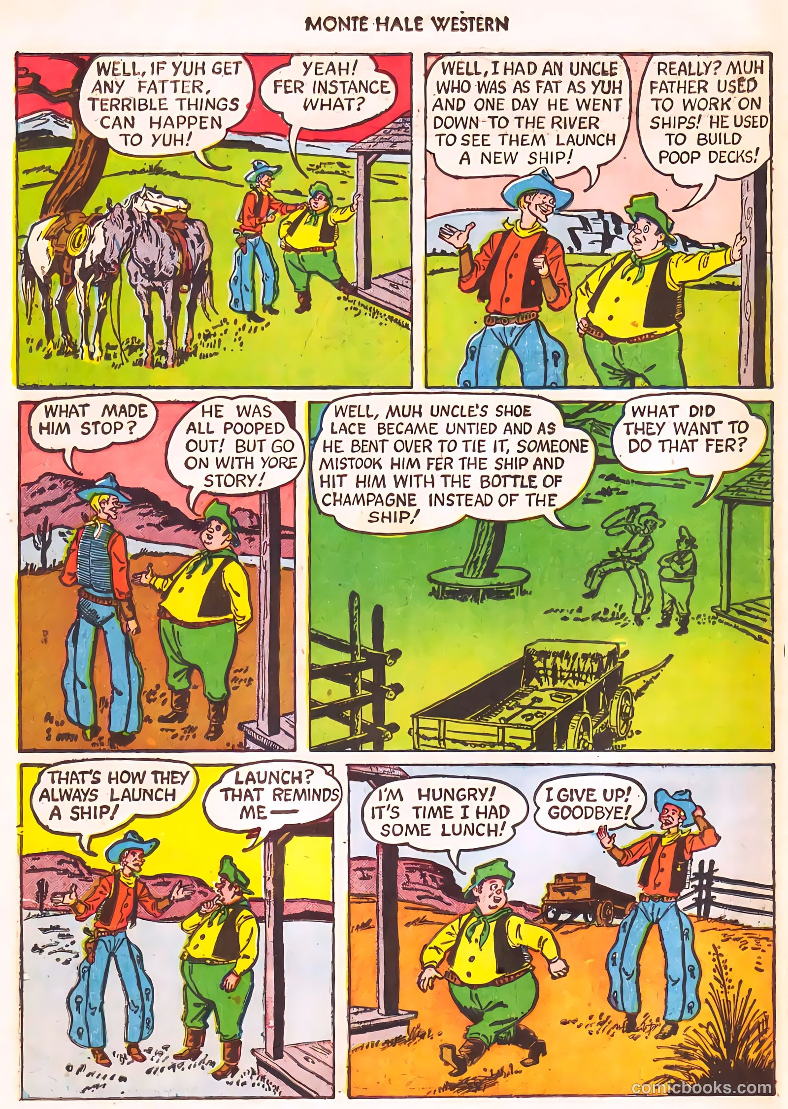 Monte Hale Western #56 (1951) — page 41 of 49