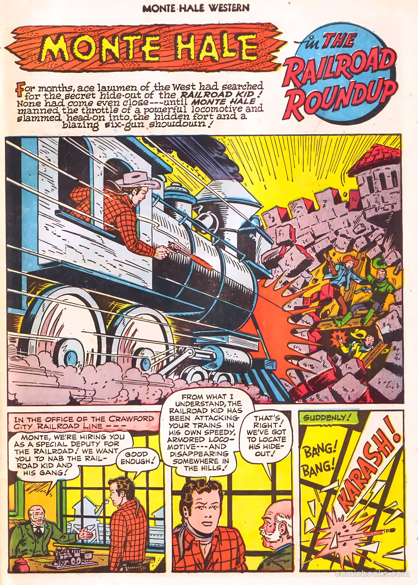 Monte Hale Western #56 (1951) — page 42 of 49