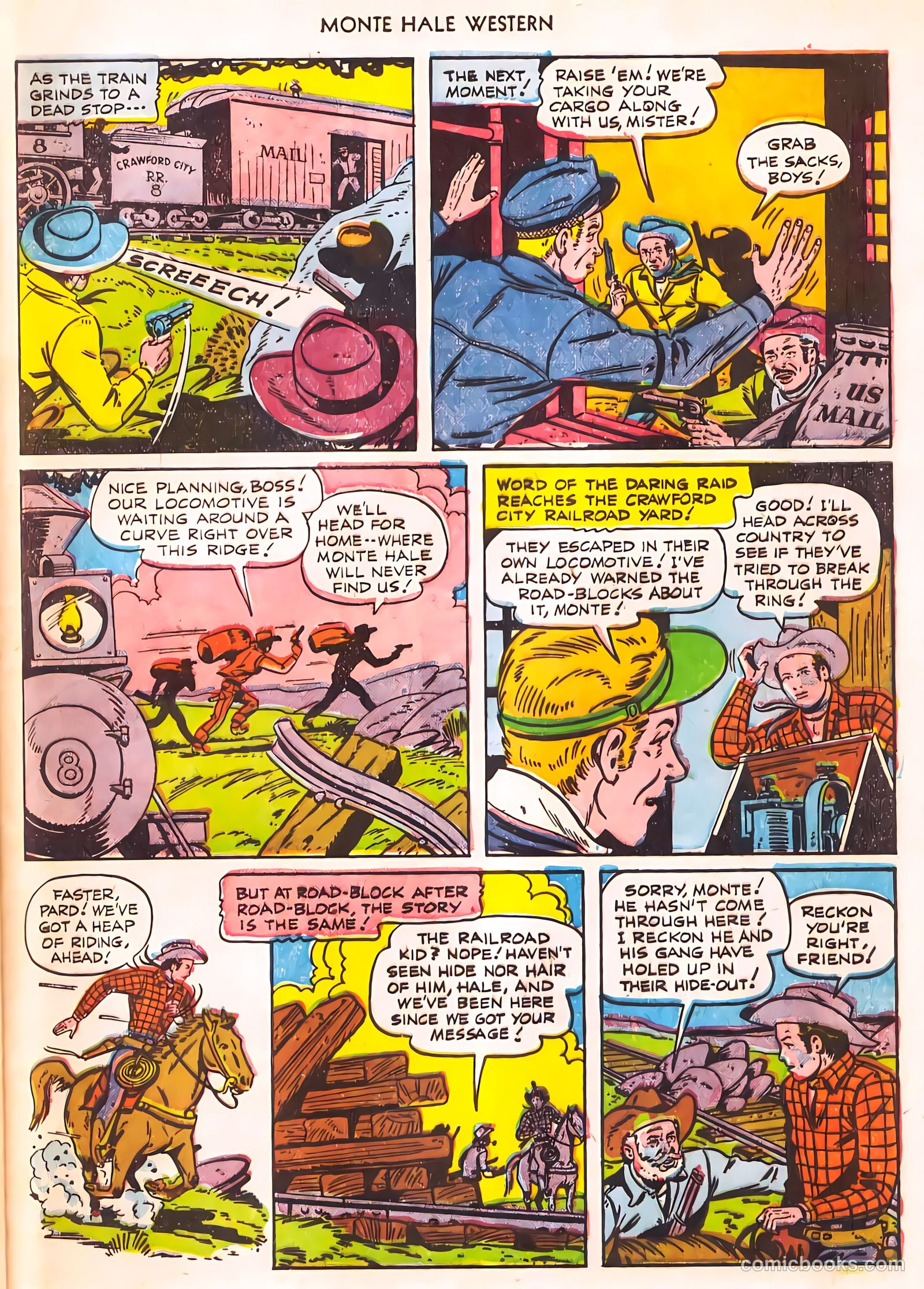 Monte Hale Western #56 (1951) — page 44 of 49