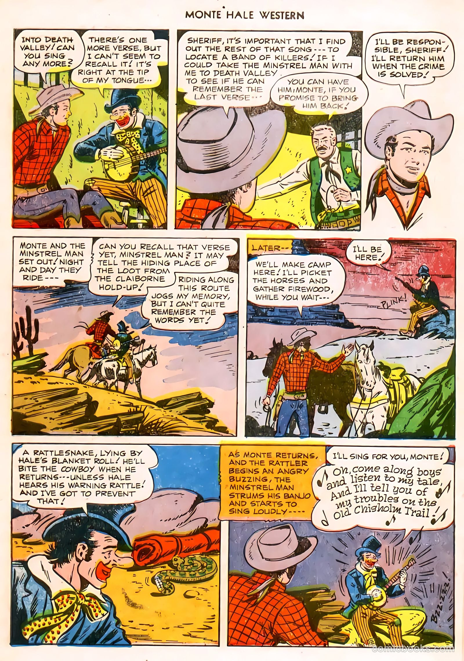 Monte Hale Western #58 (1951) — page 5 of 49