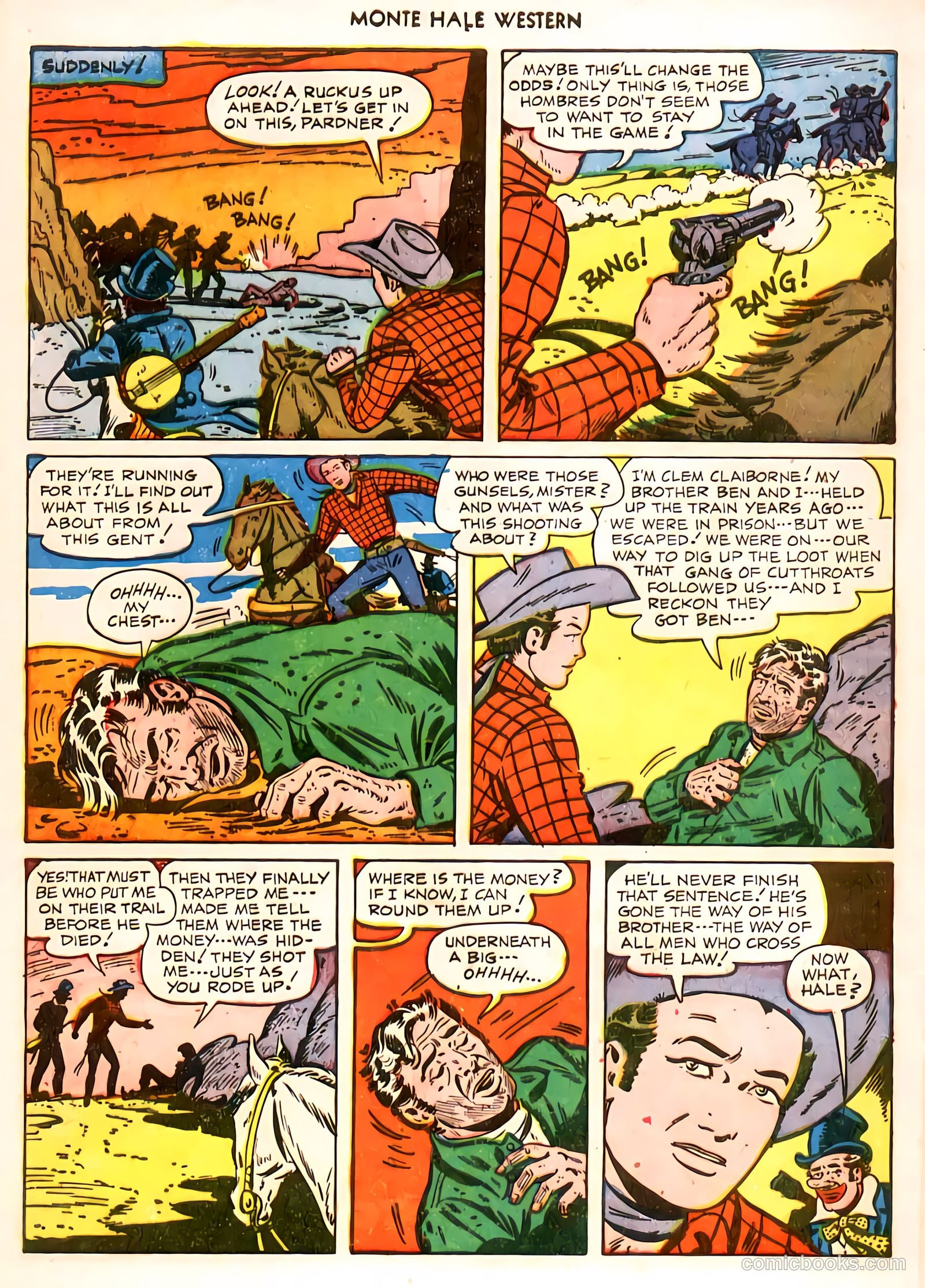 Monte Hale Western #58 (1951) — page 7 of 49