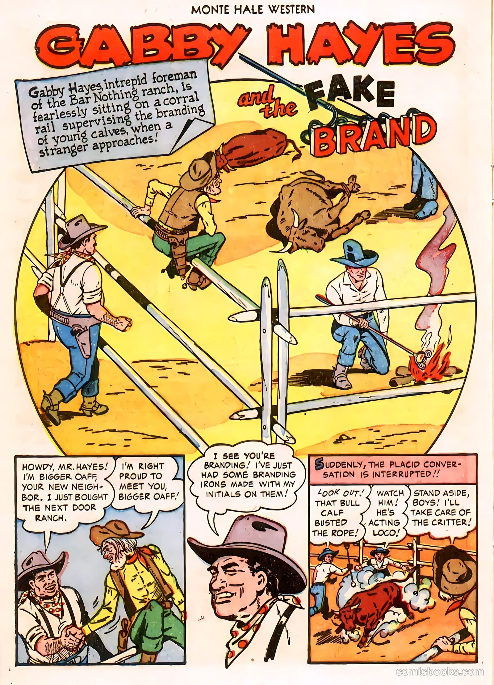 Monte Hale Western #58 (1951) — page 15 of 49