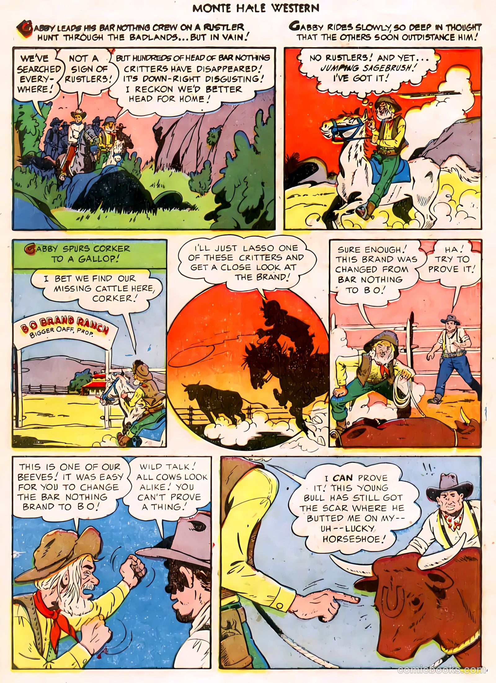 Monte Hale Western #58 (1951) — page 17 of 49