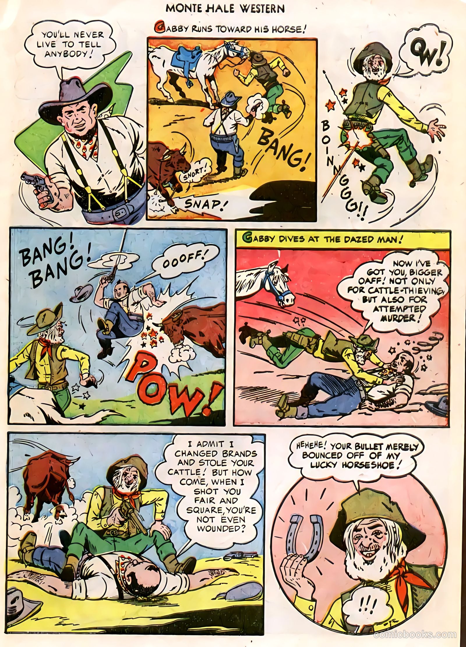 Monte Hale Western #58 (1951) — page 18 of 49