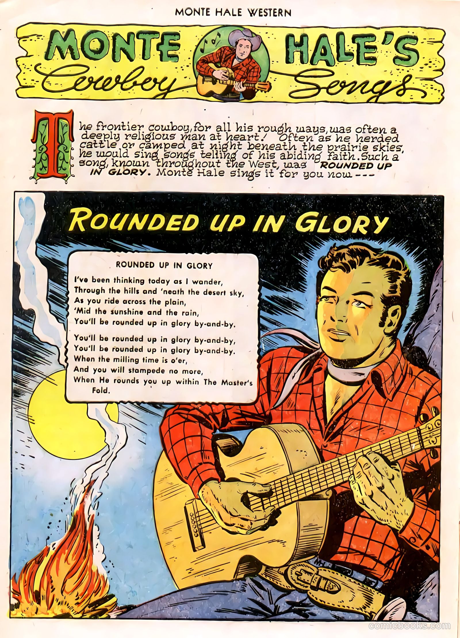 Monte Hale Western #58 (1951) — page 19 of 49