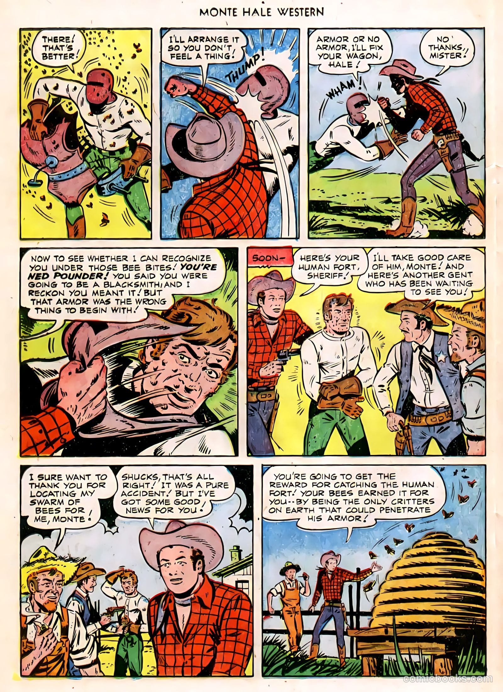 Monte Hale Western #58 (1951) — page 27 of 49